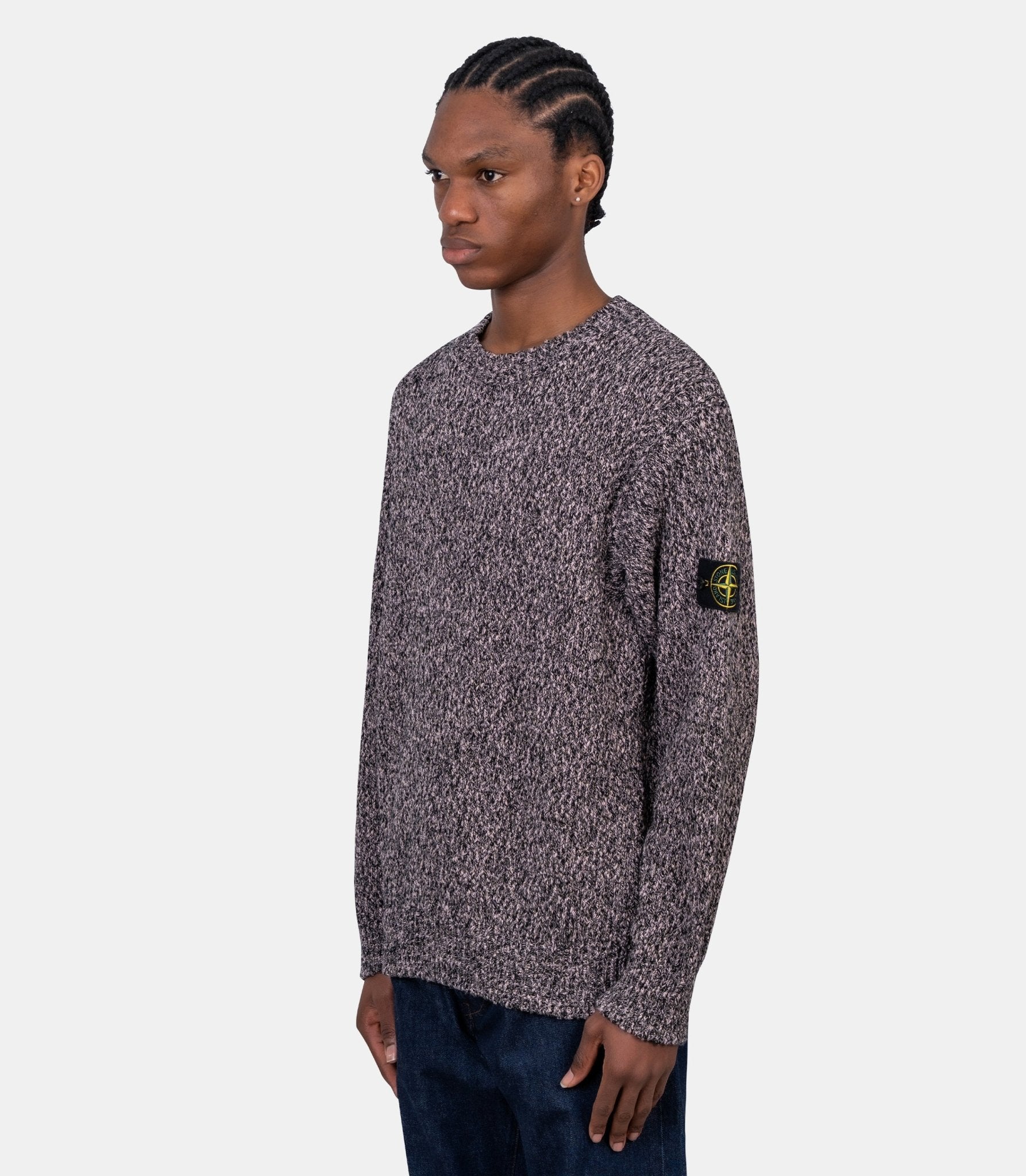 Speckled cotton sweater - Stone island - Family 3.0