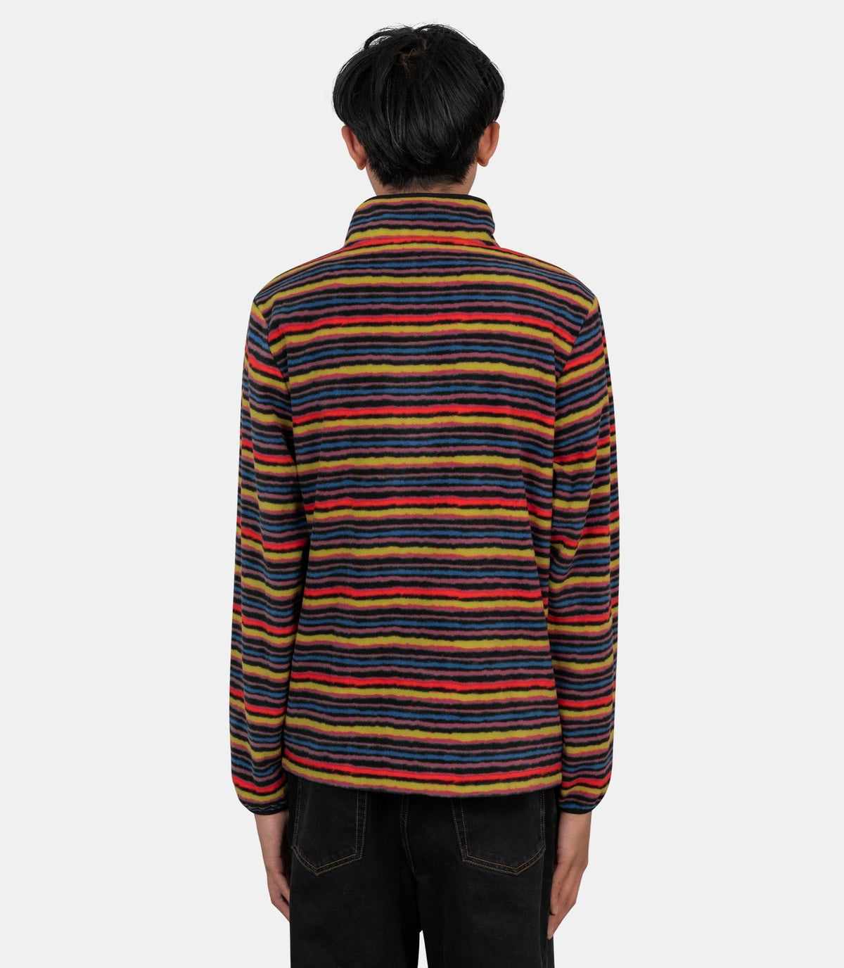 Pull thermal fleece-G6FM-J006-MULTISTRIPE-S-Gramicci