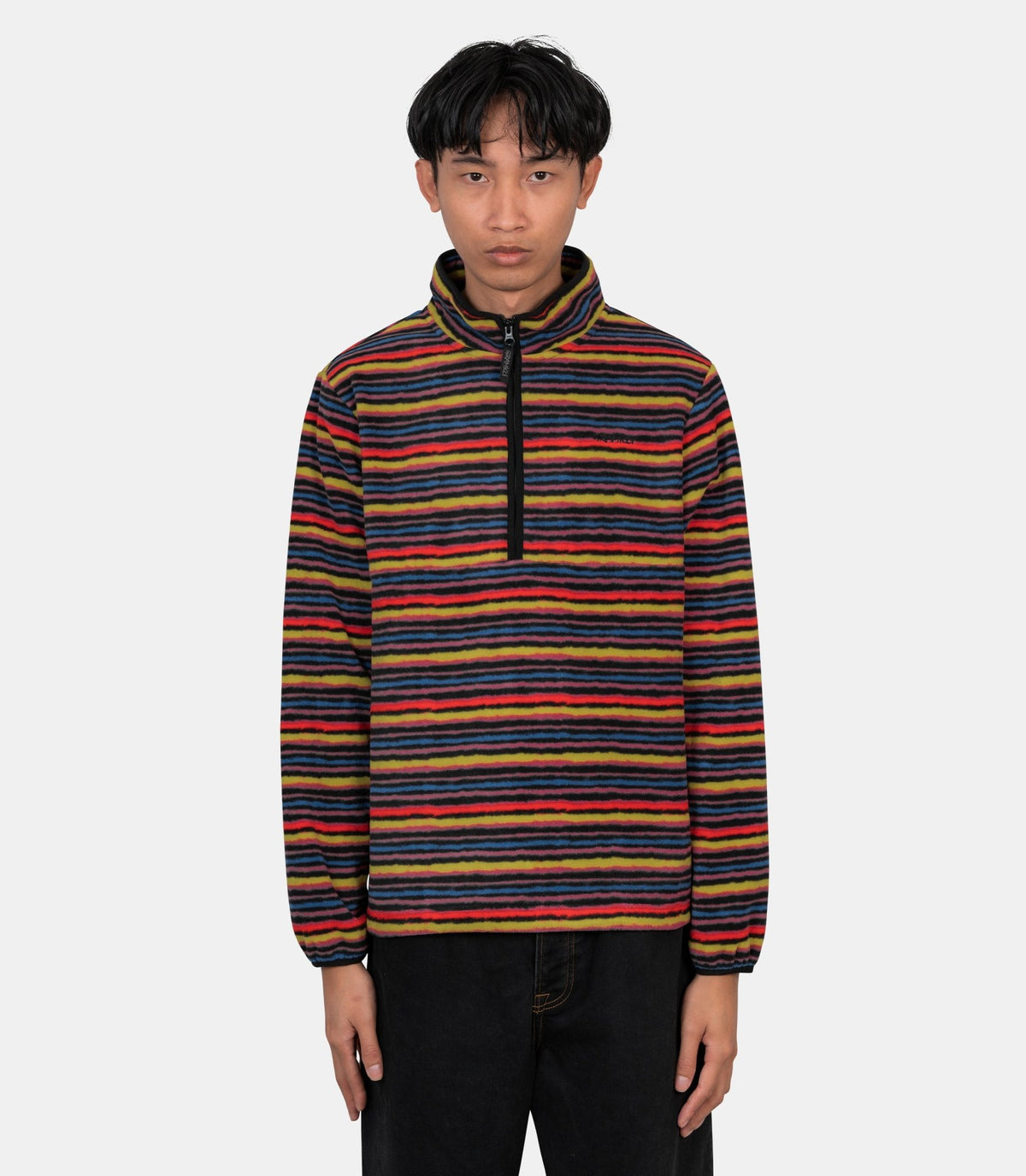 Pull thermal fleece-G6FM-J006-MULTISTRIPE-S-Gramicci