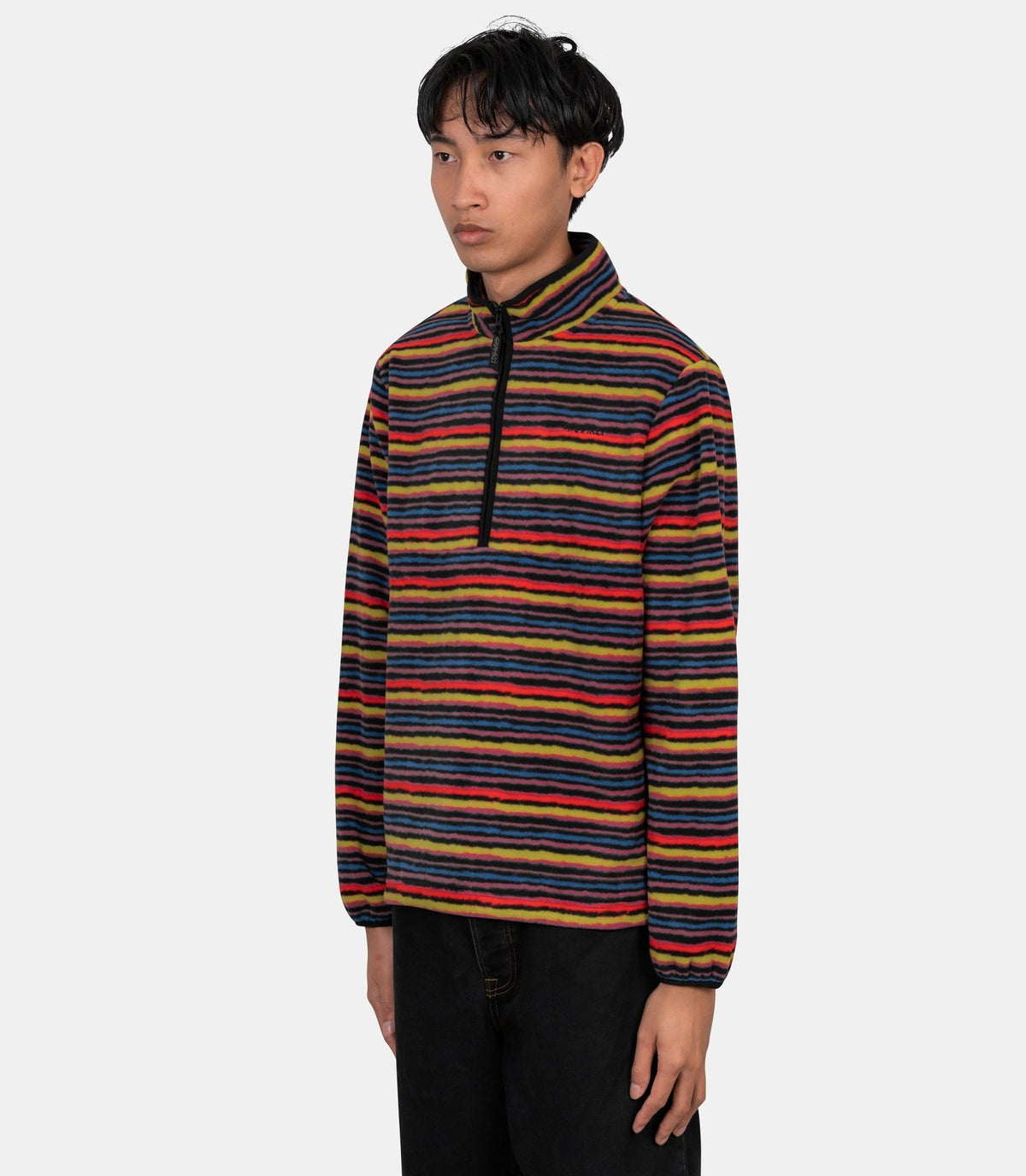 Pull thermal fleece-G6FM-J006-MULTISTRIPE-S-Gramicci
