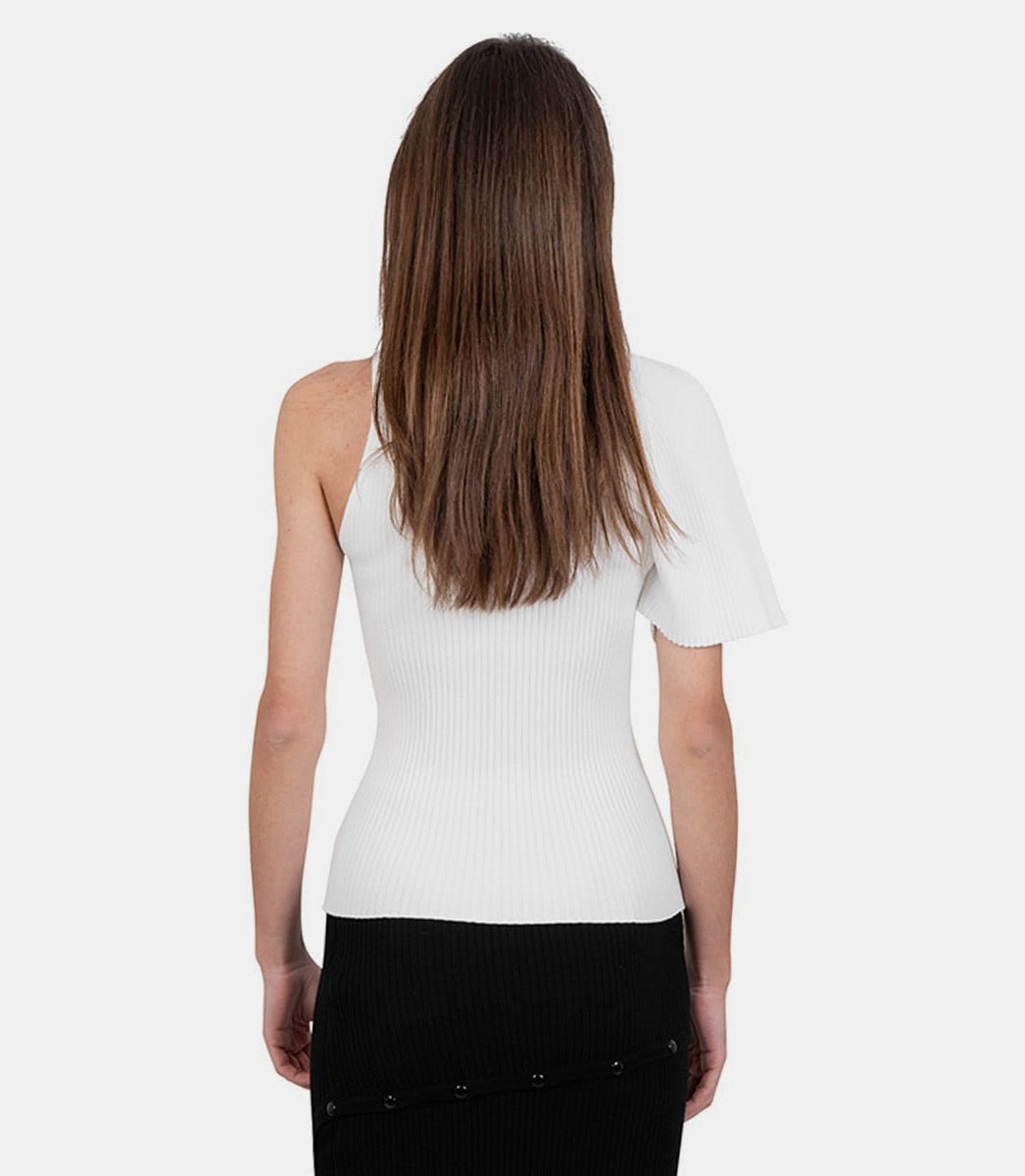 Pull wave en maille asymétrique323MPU063FI0001 - 0001 - FW23 - SCourrèges