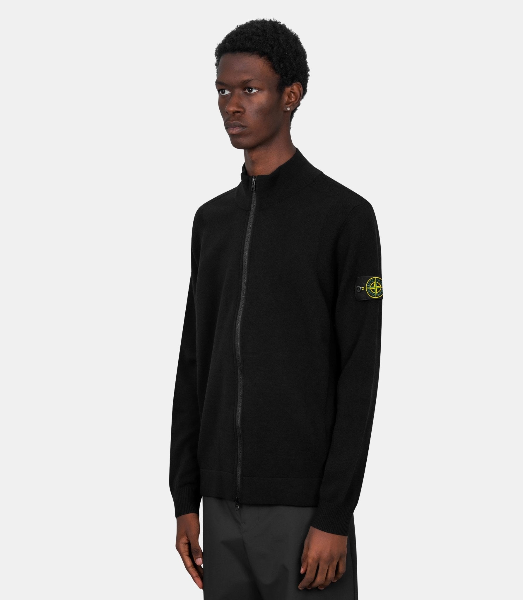rws wool stretch zipped sweater - Stone island - Family 3.0