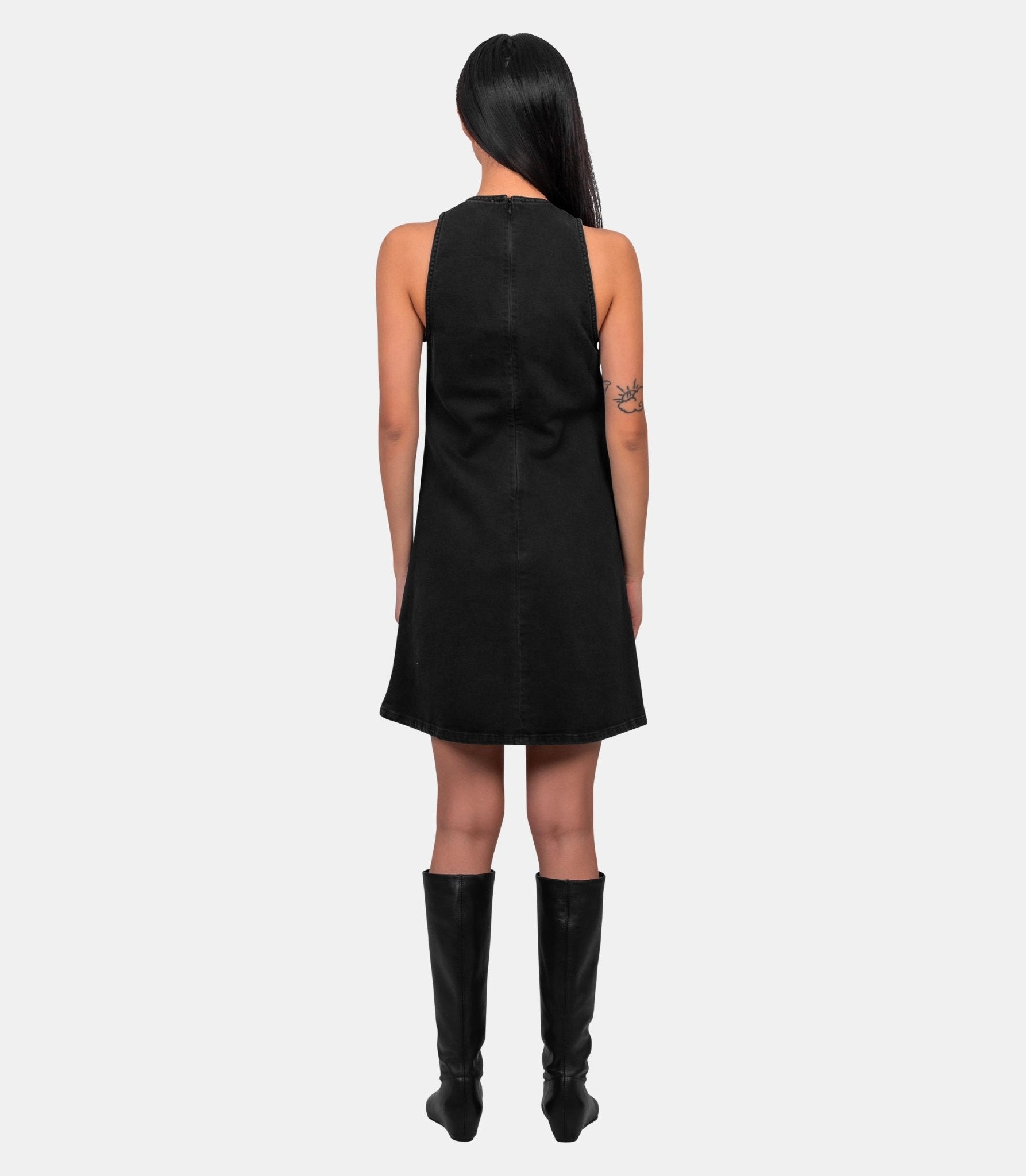 Robe denim heritage - 126DRO791DE0059-9991-36 - Courrèges