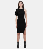 Robe maille côtelée asymétrique323MRO203FI0001 - 9999 - FW23 - SCourrèges