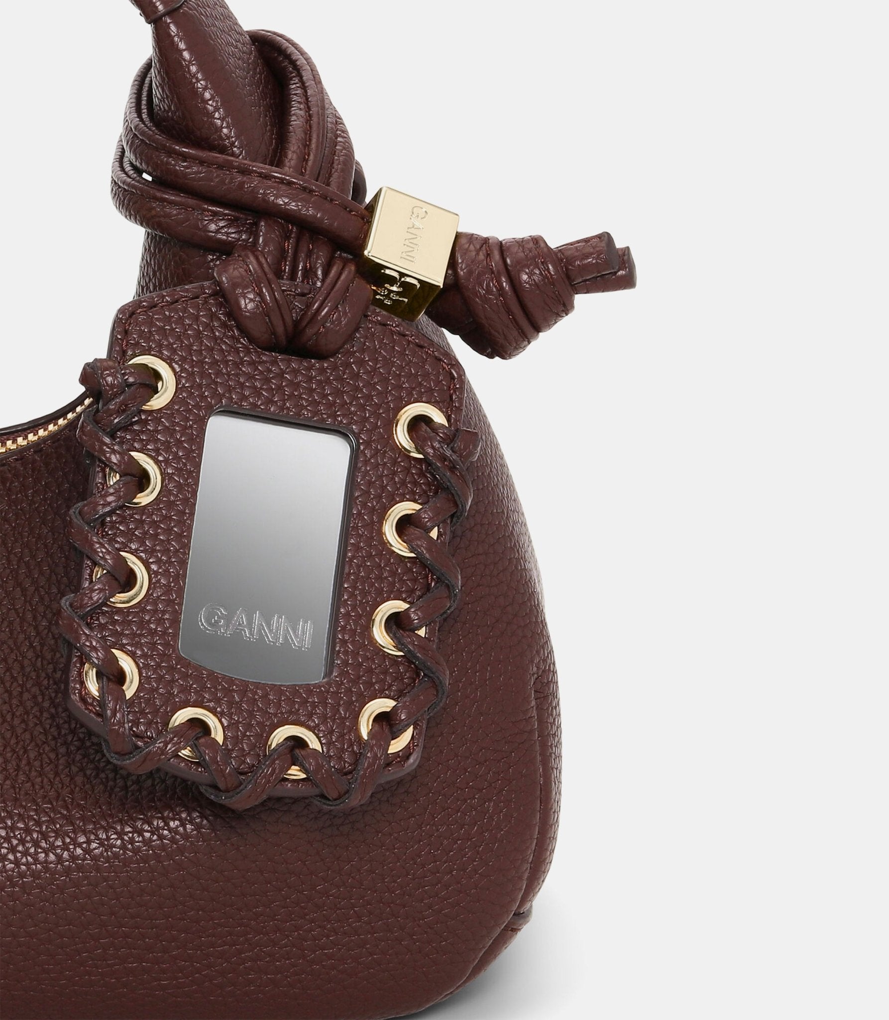 Sac hobo mini grained - A7102-979-OS - Ganni