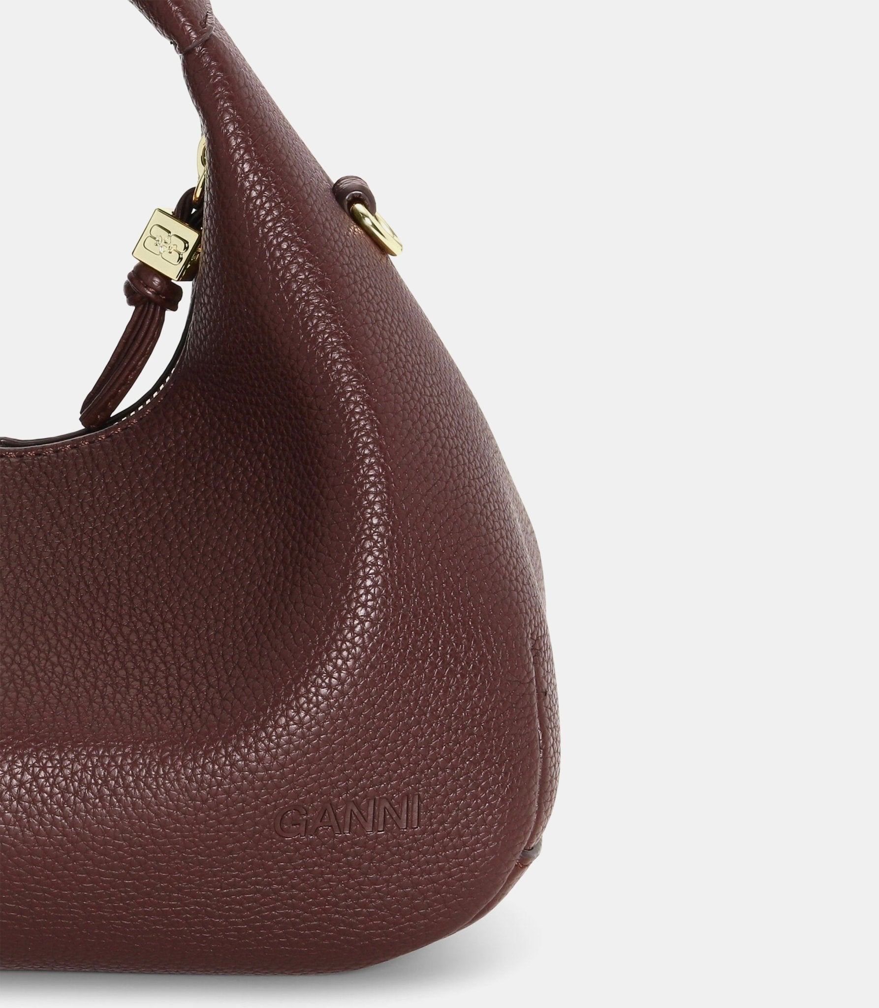 Sac hobo mini grained - A7102-979-OS - Ganni