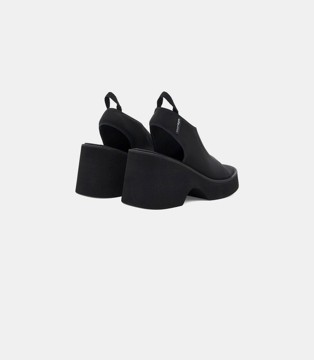 Sandales à logo brodé523SSD001NE0005 - BLACK - SS23 - 37Courrèges