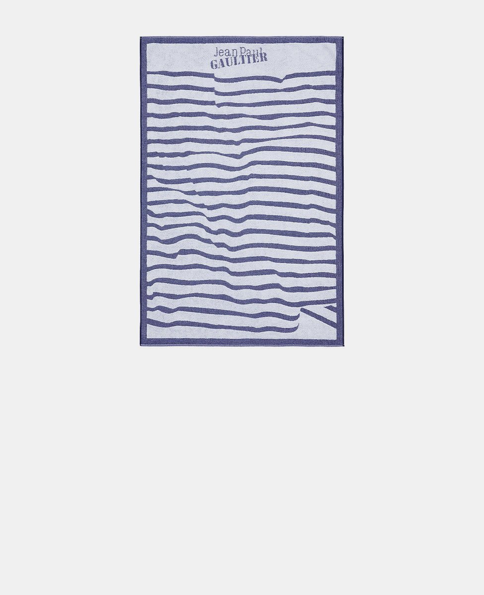 Serviette de plage marinière - 25/33 - U - SE007 - C577 - 0159 - OS - Jean paul gaultier