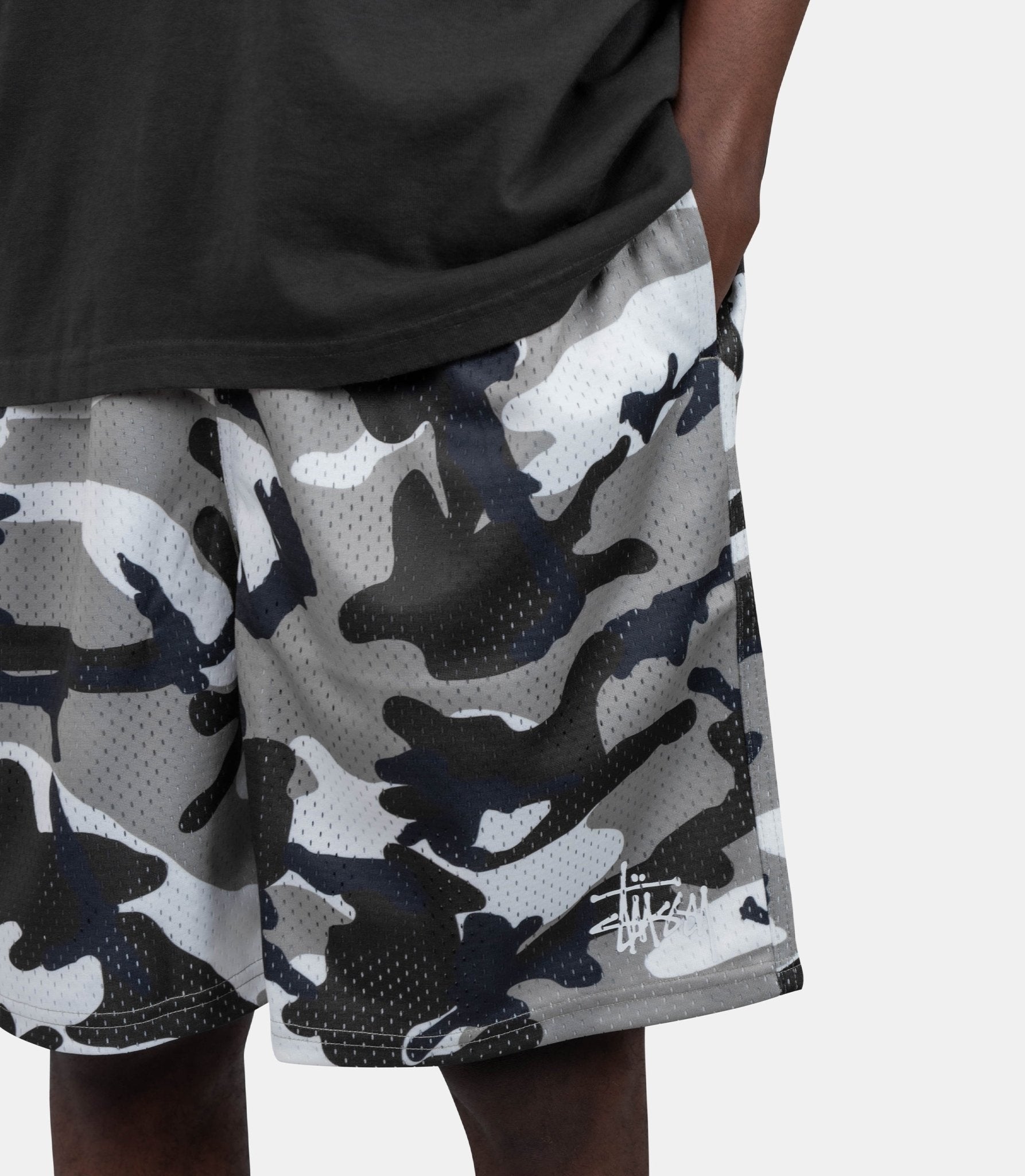 Short basique mesh - 112335-snowcamo-S - Stüssy
