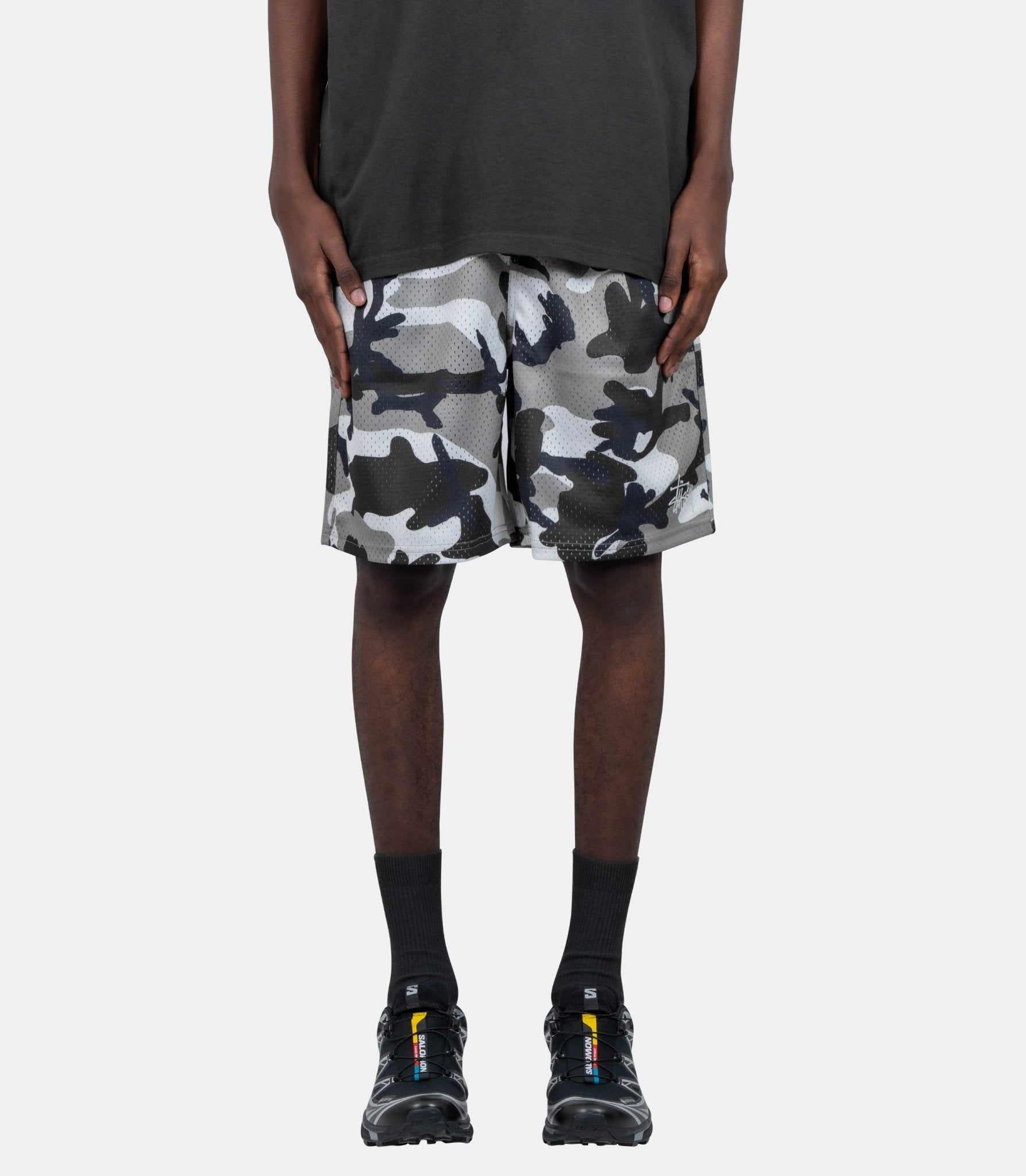 Short basique mesh - 112335-snowcamo-S - Stüssy