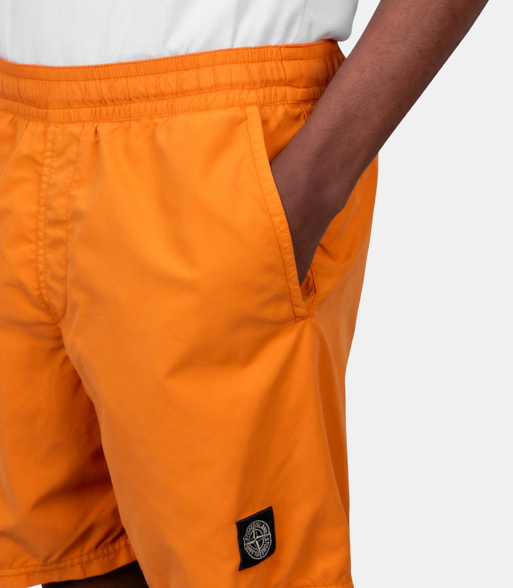Short brushed nylon - L1S15B100B09S0046-V007E-S - Stone island