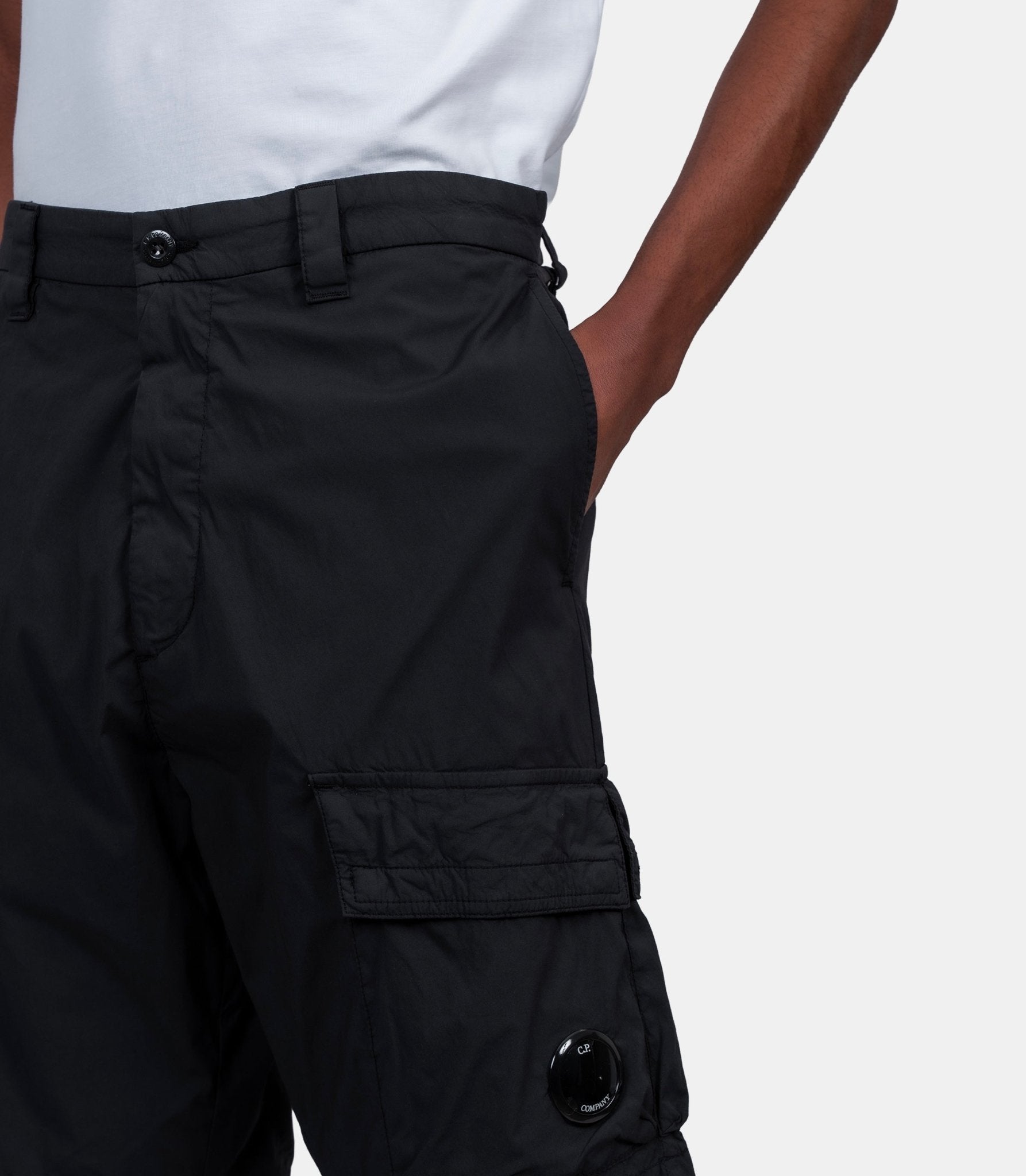 Short cargo lens 50 fili stretch - 20CMBE256A-006439G-999-44 - C.p. company