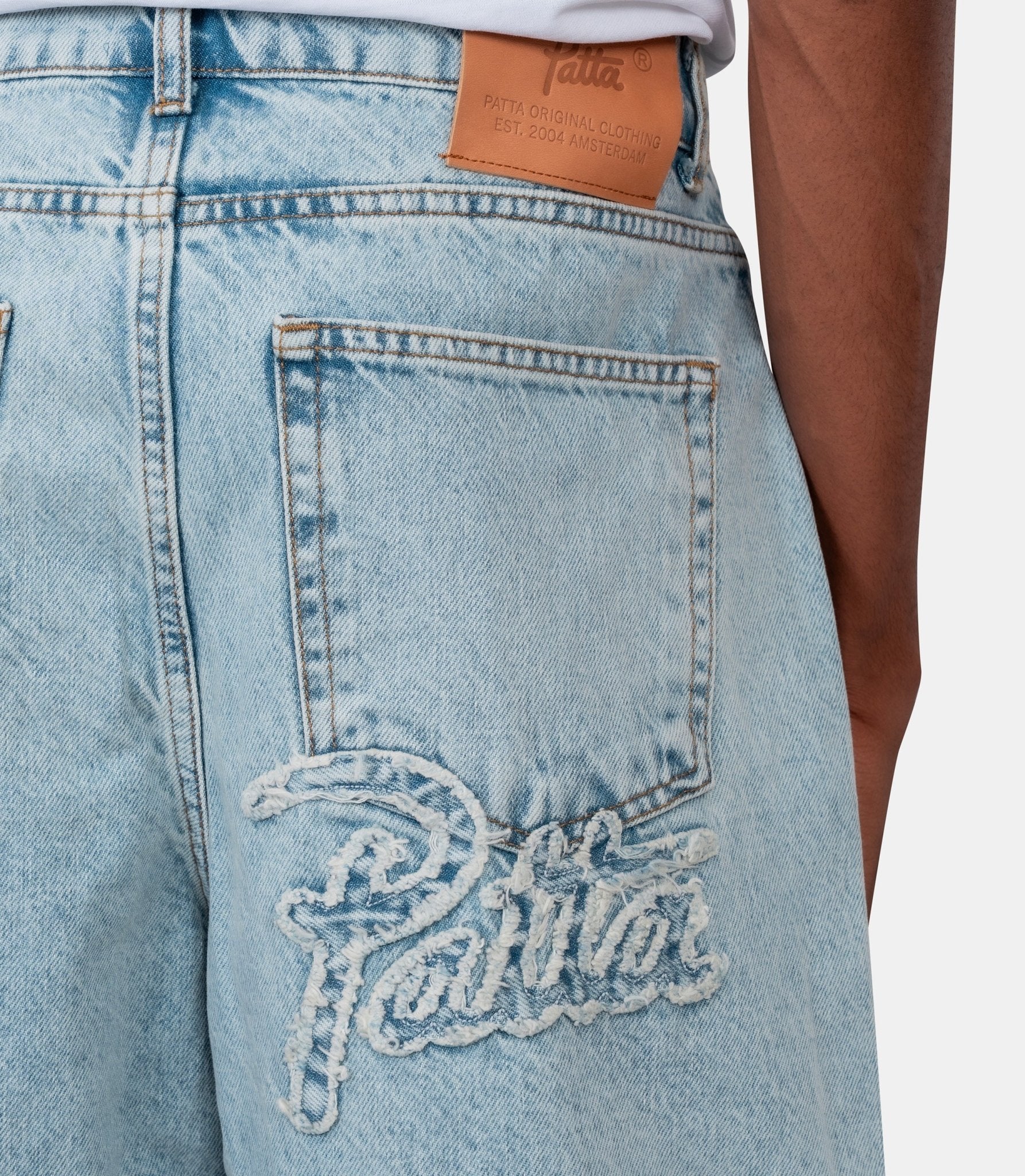 Short light wash denim - POC-SS26-4200-332-0028-100-30 - Patta