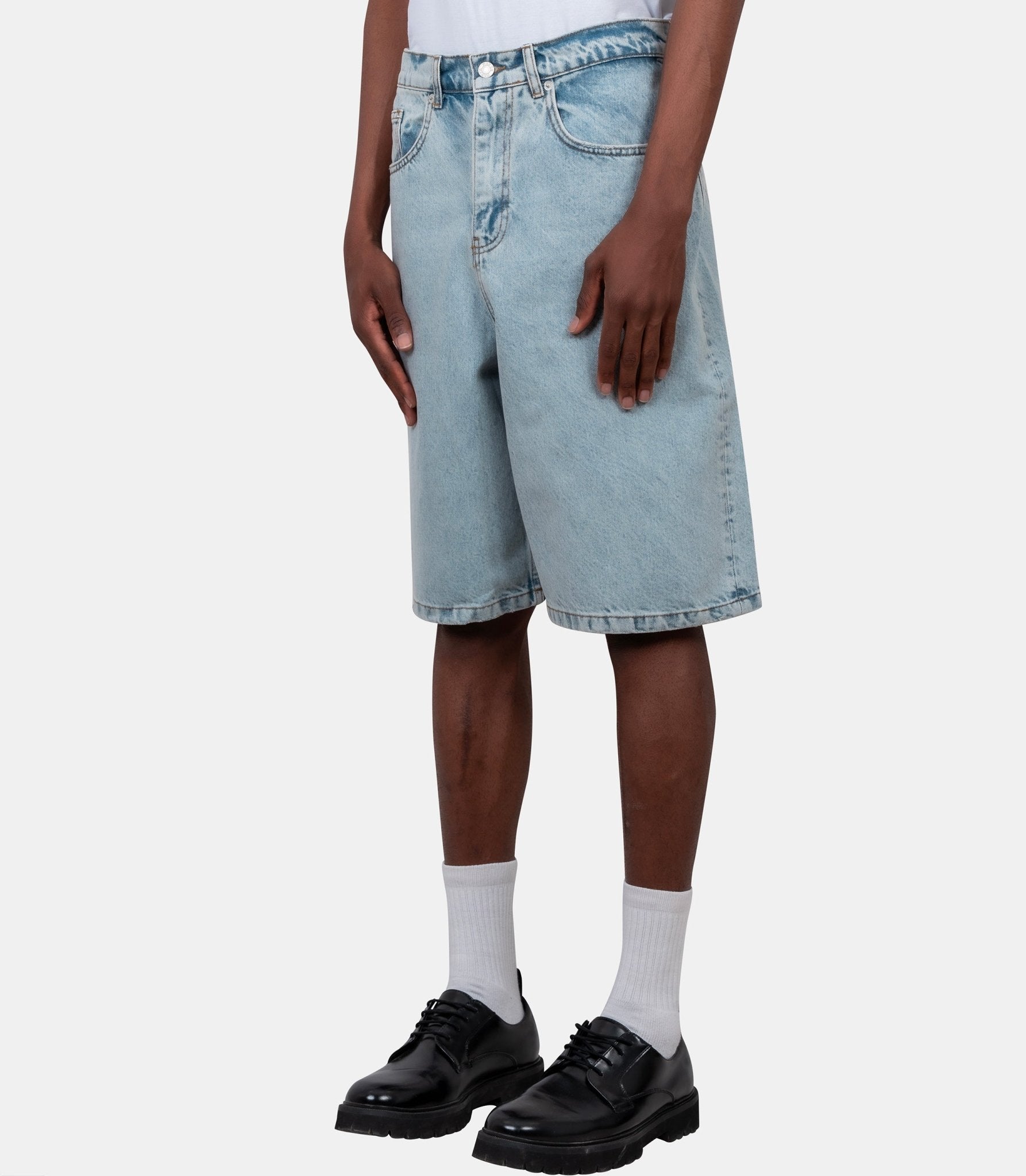 Short light wash denim - POC-SS26-4200-332-0028-100-30 - Patta