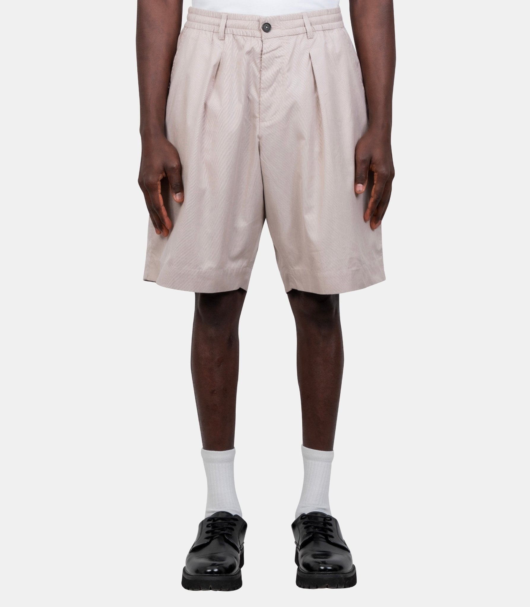 Short plissé - 34150-brown-28 - Universal works.