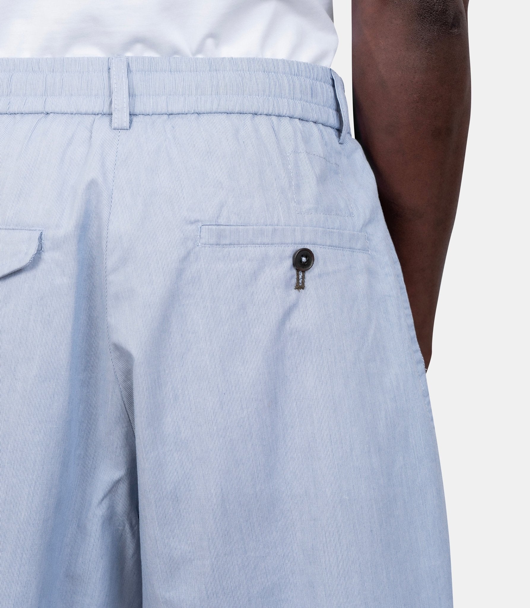 Short plissé - 34150-navy -28 - Universal works.