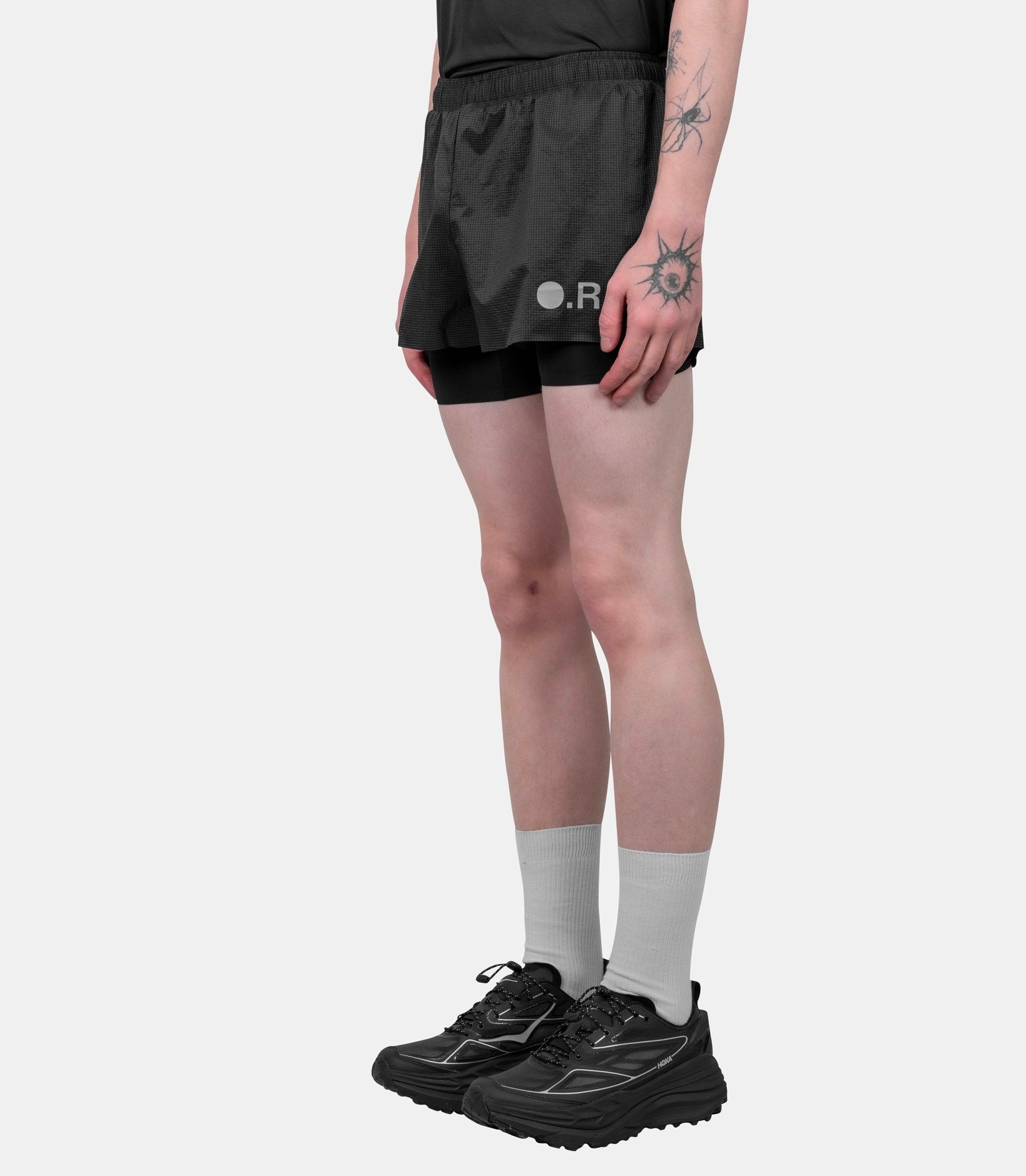 Short ripstop glossy - GRSS25BK-S - Optimistic runners