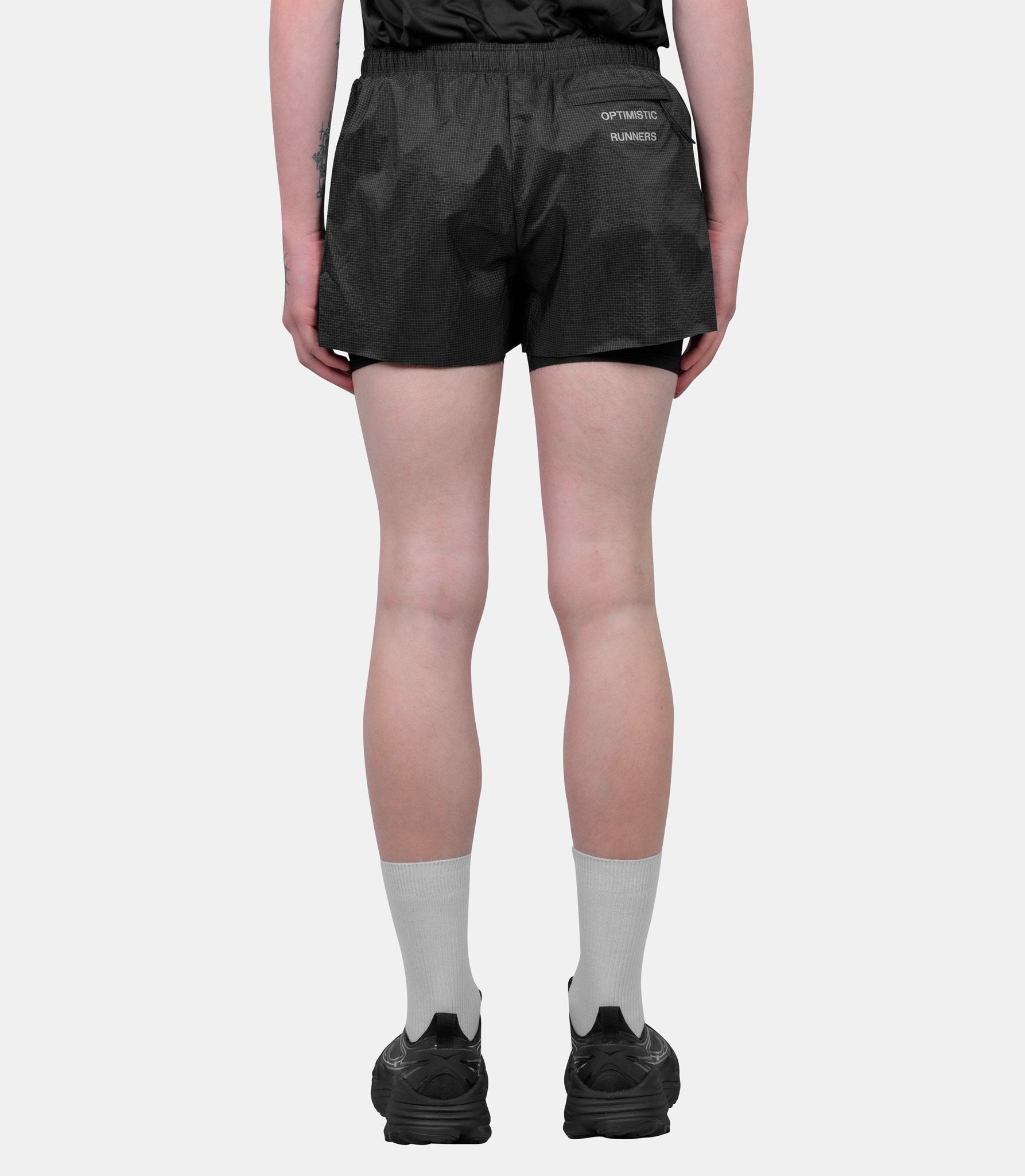 Short ripstop glossy - GRSS25BK-S - Optimistic runners