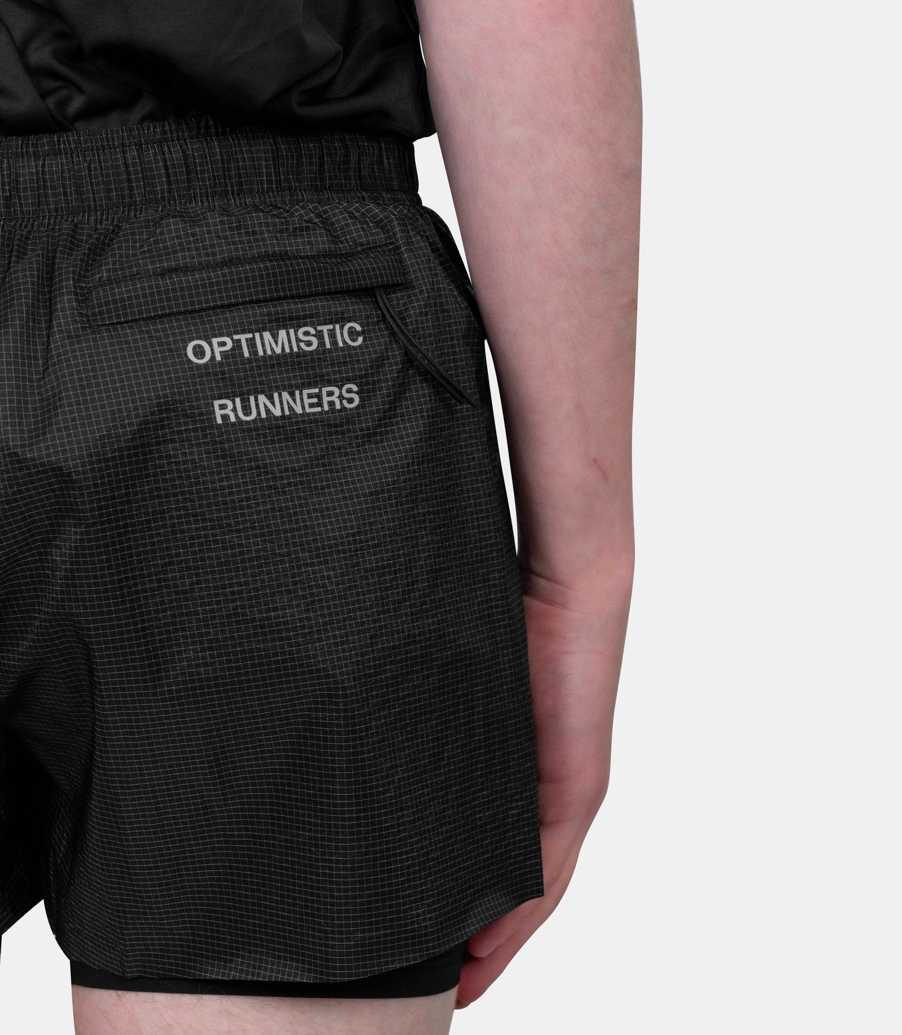 Short ripstop glossy - GRSS25BK-S - Optimistic runners