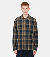 Surchemise de travail32559 - NAVY - BROWN - SUniversal works.