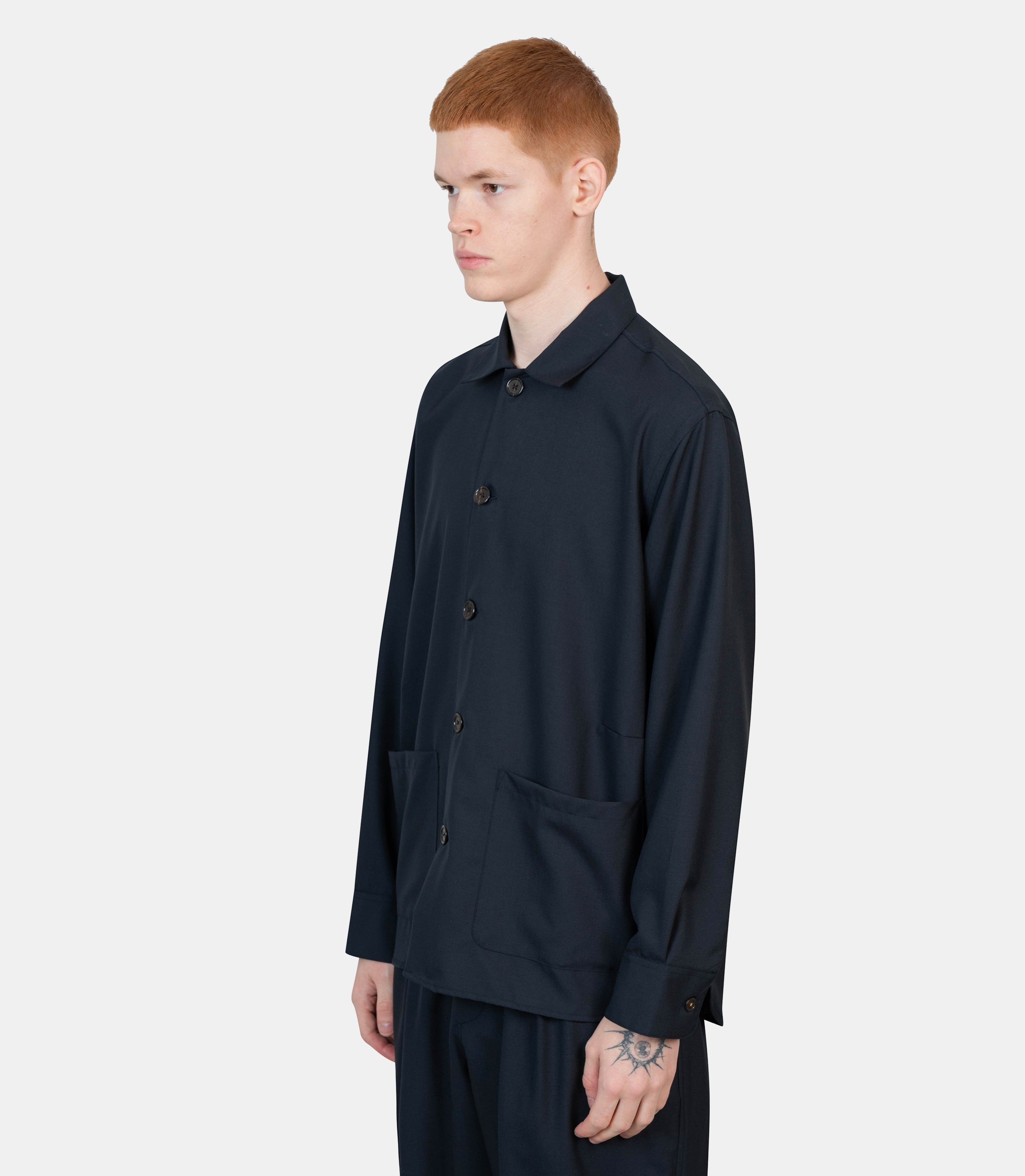 Surchemise de travail32572 - NAVY - SUniversal works.