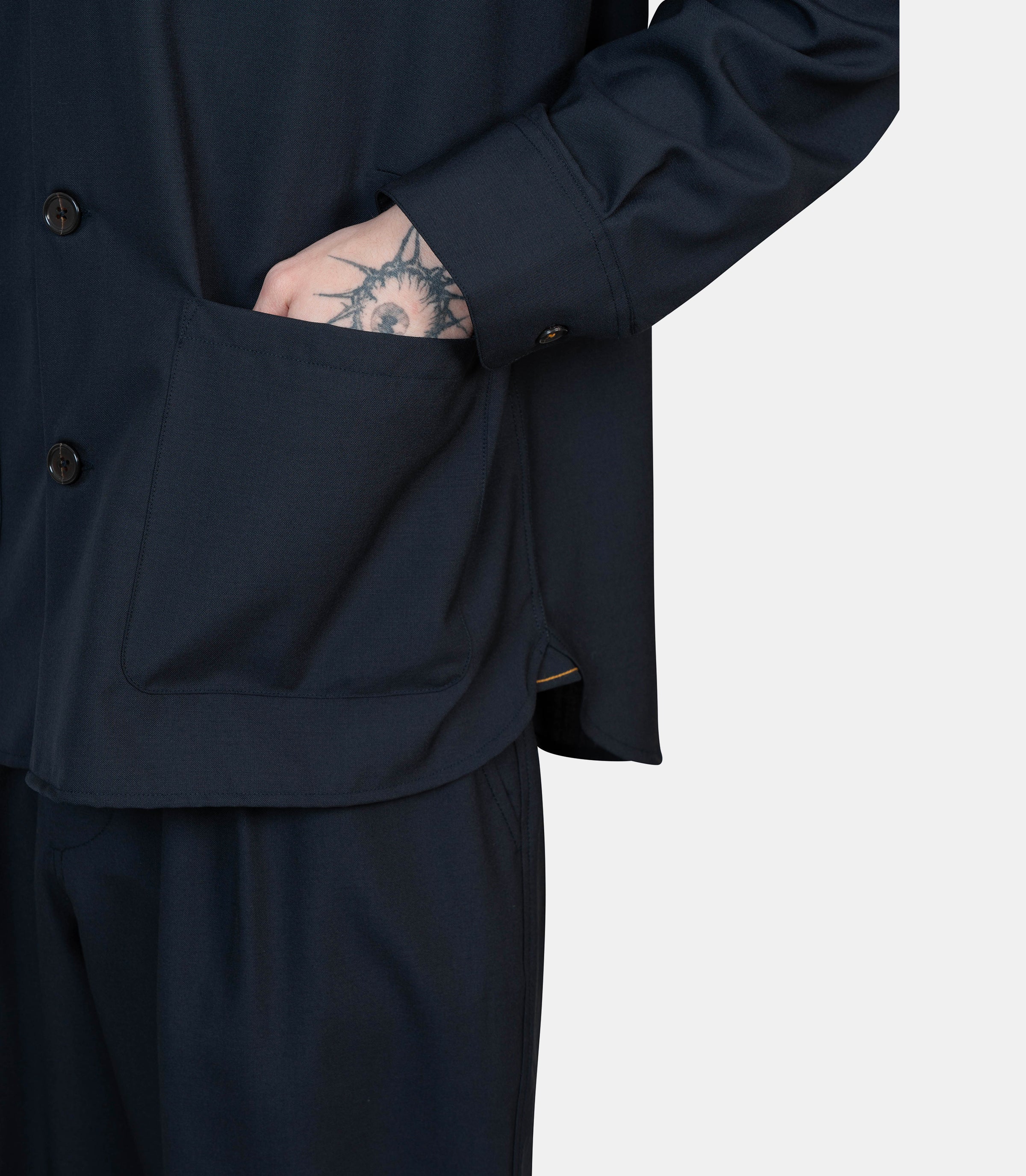 Surchemise de travail32572 - NAVY - SUniversal works.