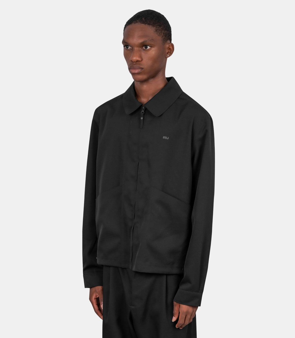 Surchemise en laine thermocollée-21MMOS301A-110787A-999-Massimo osti