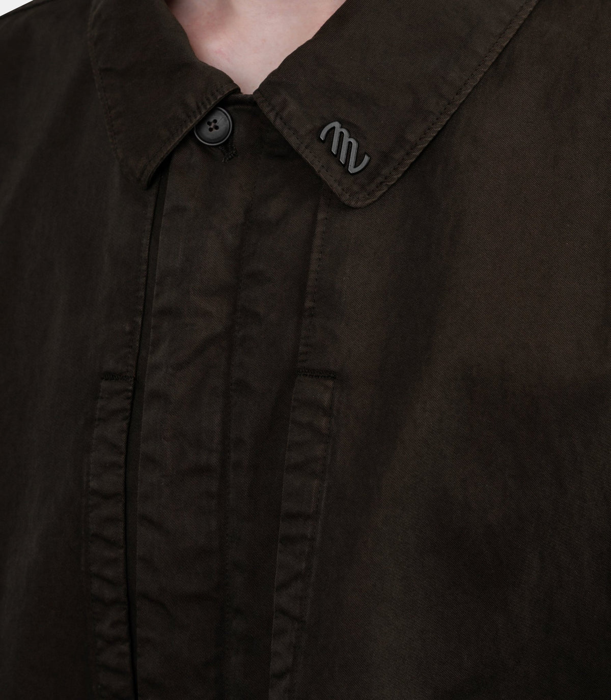 Surchemise gabardine-21MMOS102A-110500G-383-M-Massimo osti