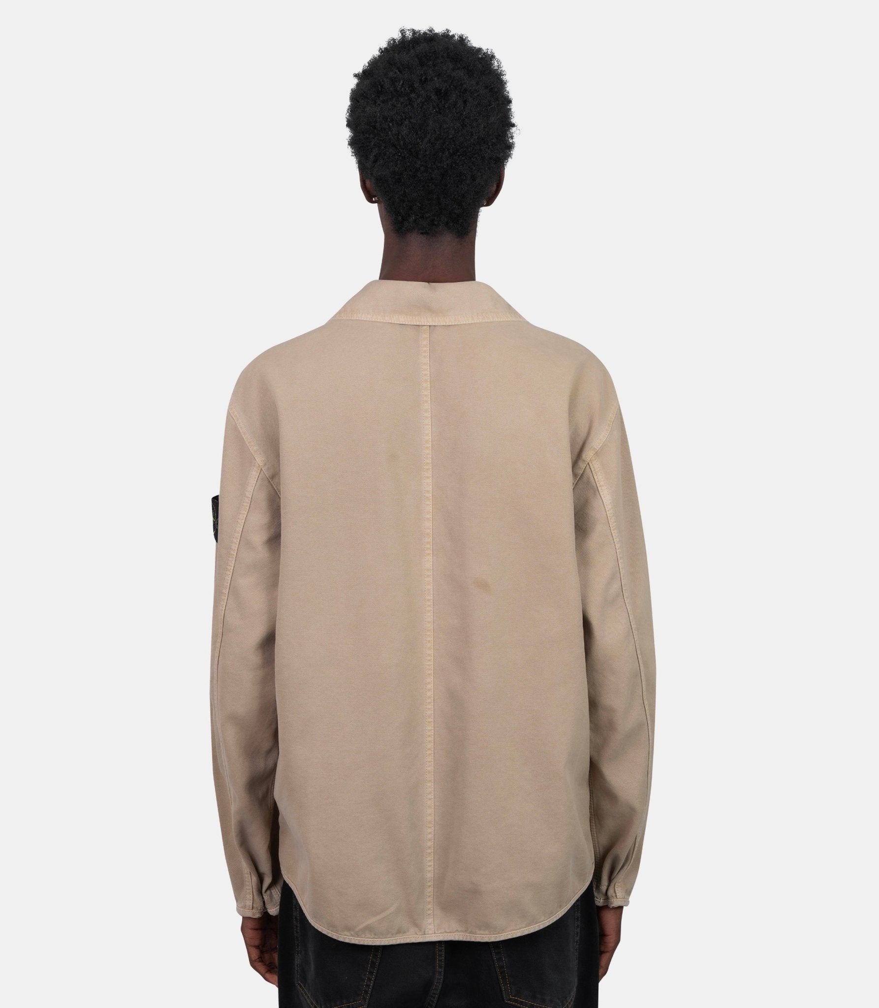 Surchemise organic panama cotton "old" effect - L1S151200014S0184-V019A-M - Stone island