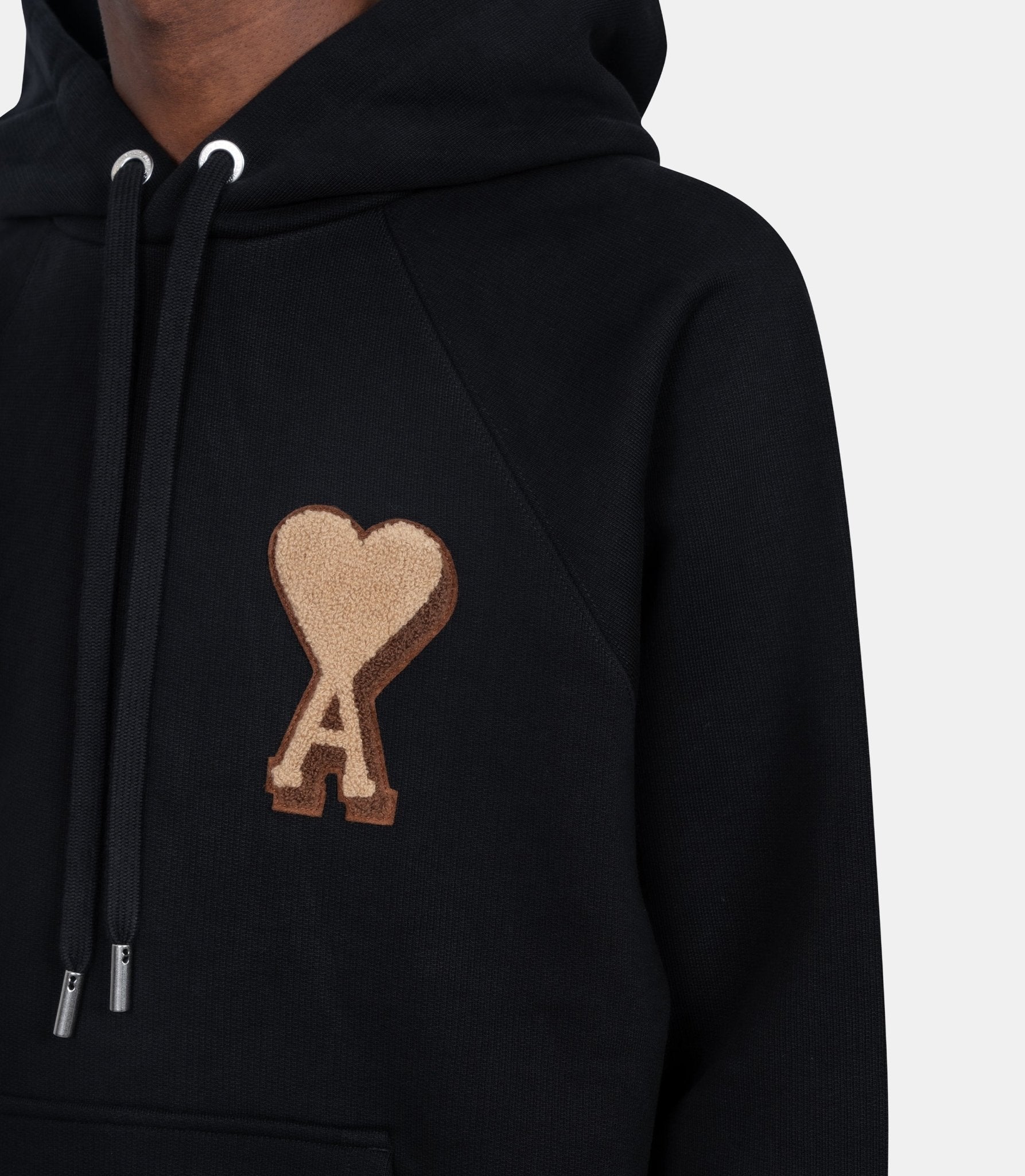 Sweat à capuche ami de coeur patch - USW770.747.001 - XS - Ami paris
