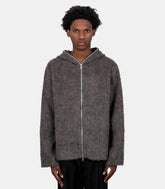 Sweat à capuche zippé-M2266FM-Gris taupe-46-Our legacy