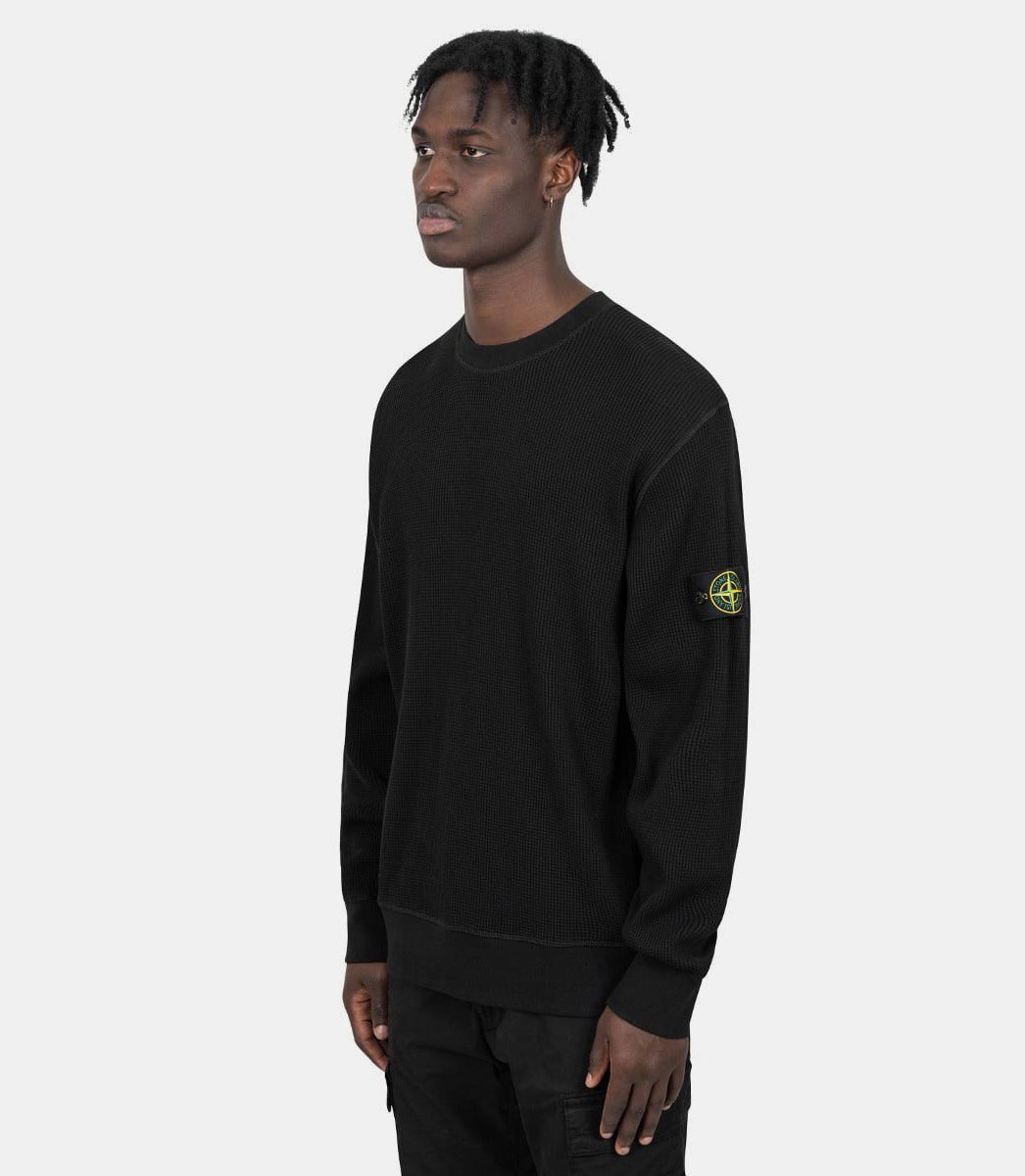 Sweat-shirt à détails côtelés - K1S156100008 - S0044 - V0029 - S - Stone island