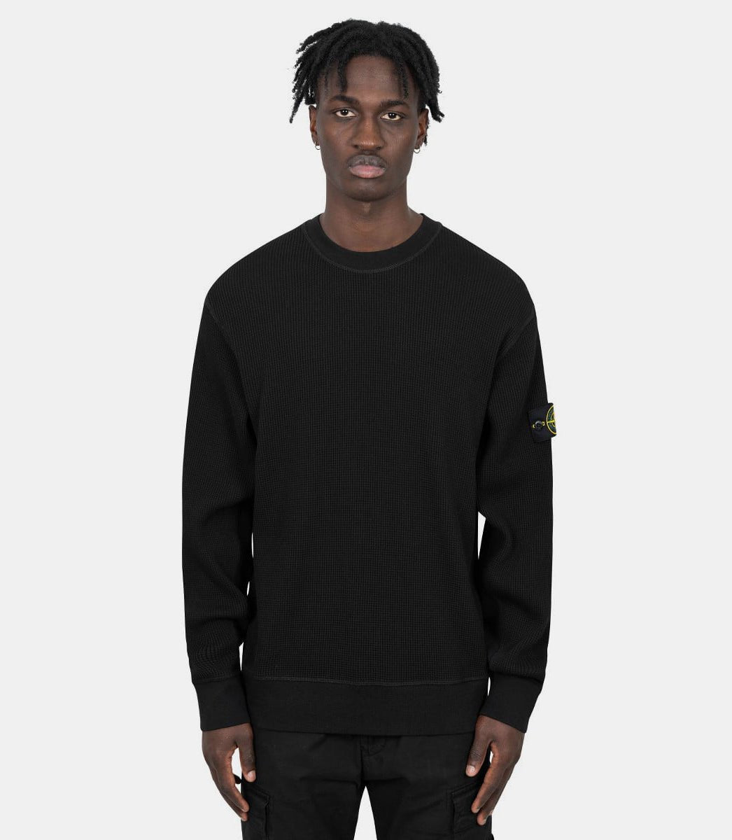 Sweat-shirt à détails côtelés - K1S156100008 - S0044 - V0029 - S - Stone island