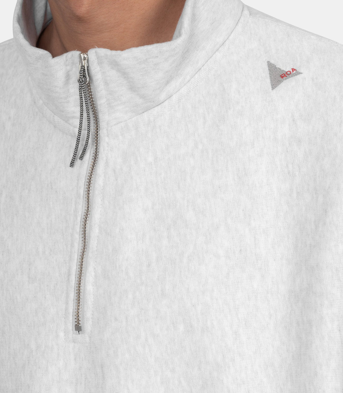 Sweat-shirt logo half zip-YBUW087FA56-S-Roa