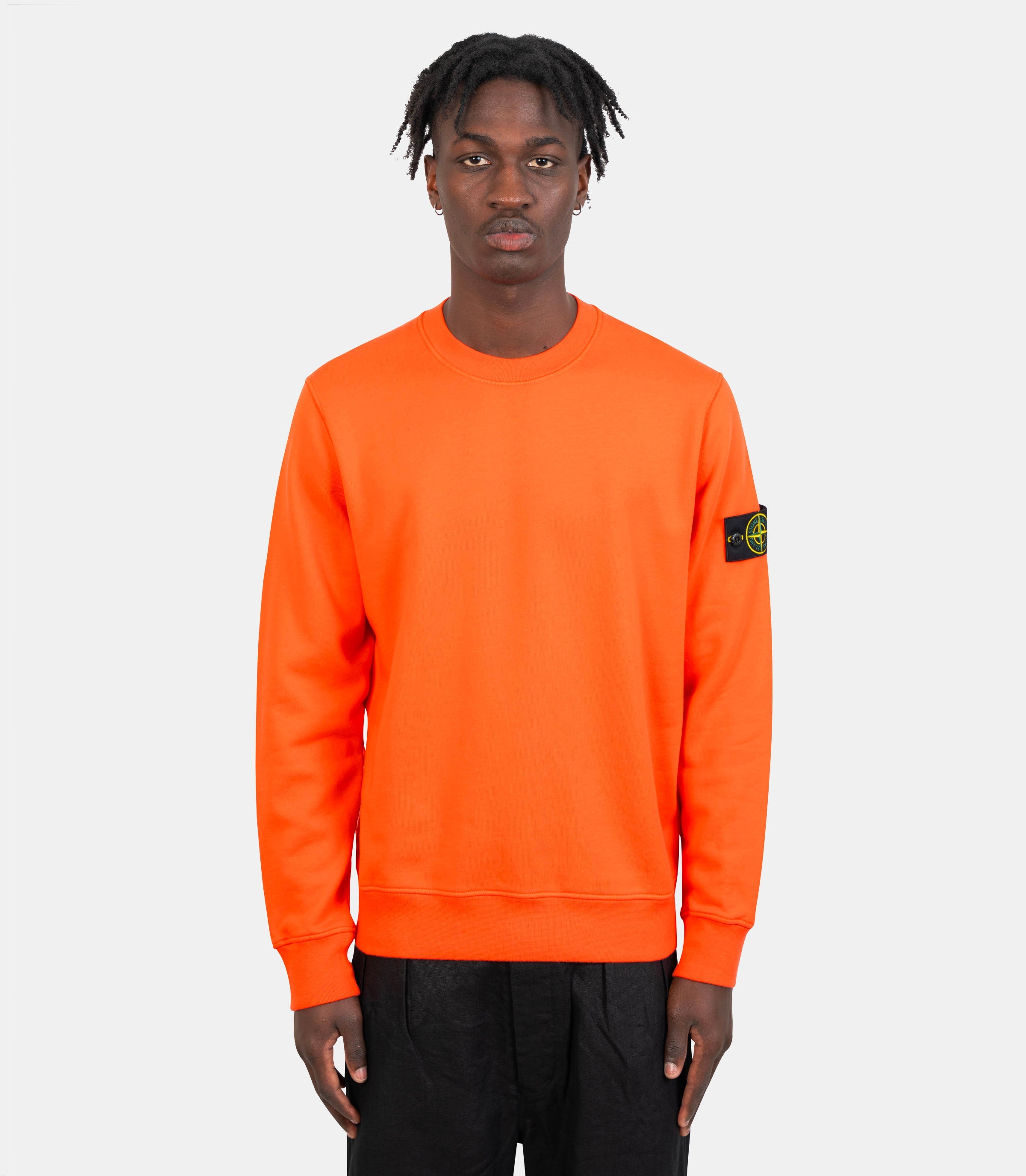 Sweatshirt à détails côtelés - K1S156100044 - S0051 - V008A - S - Stone island