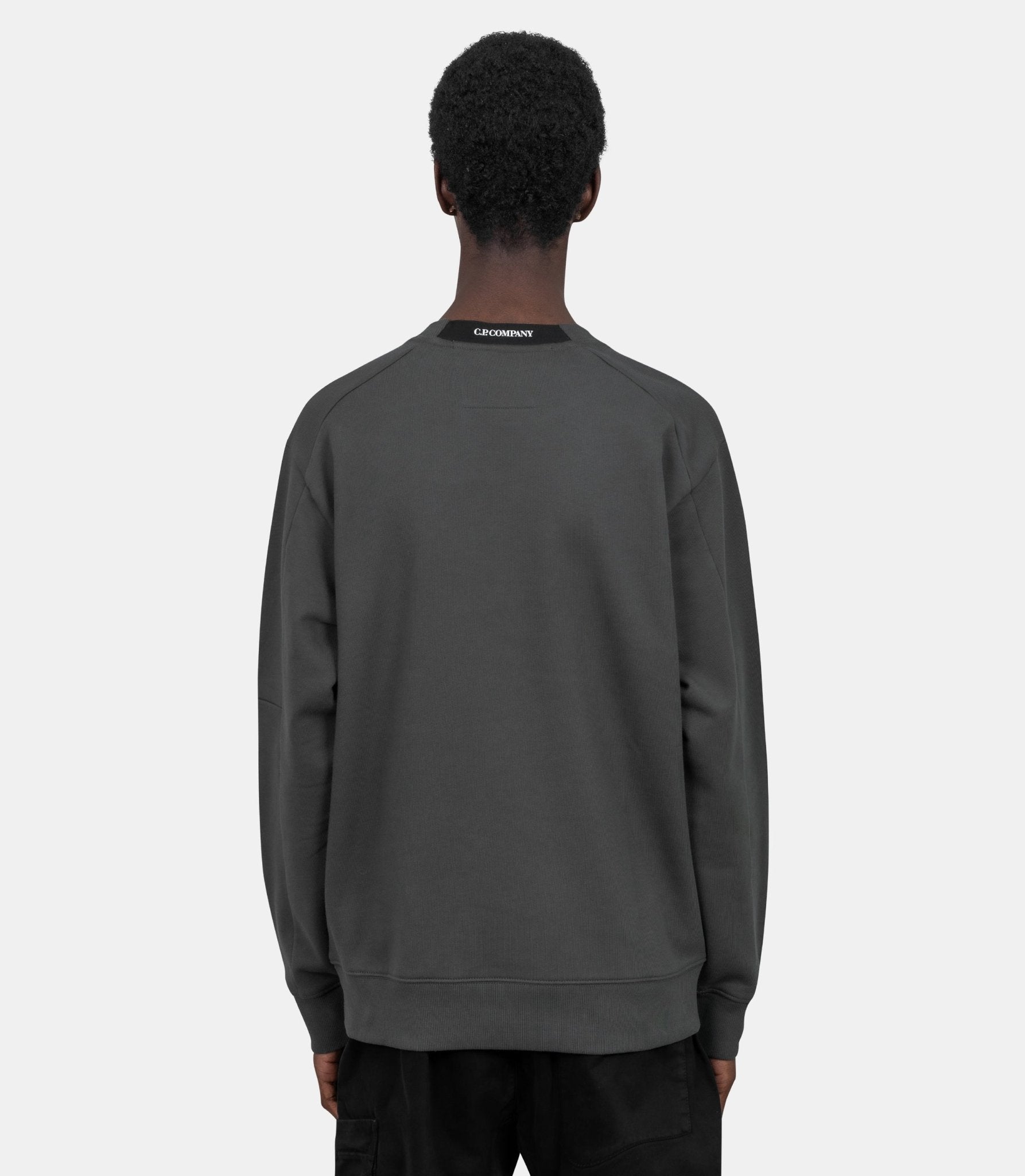 Sweatshirt à relief diagonal - 19CMSS713A - 005086W - 978 - S - C.p. company