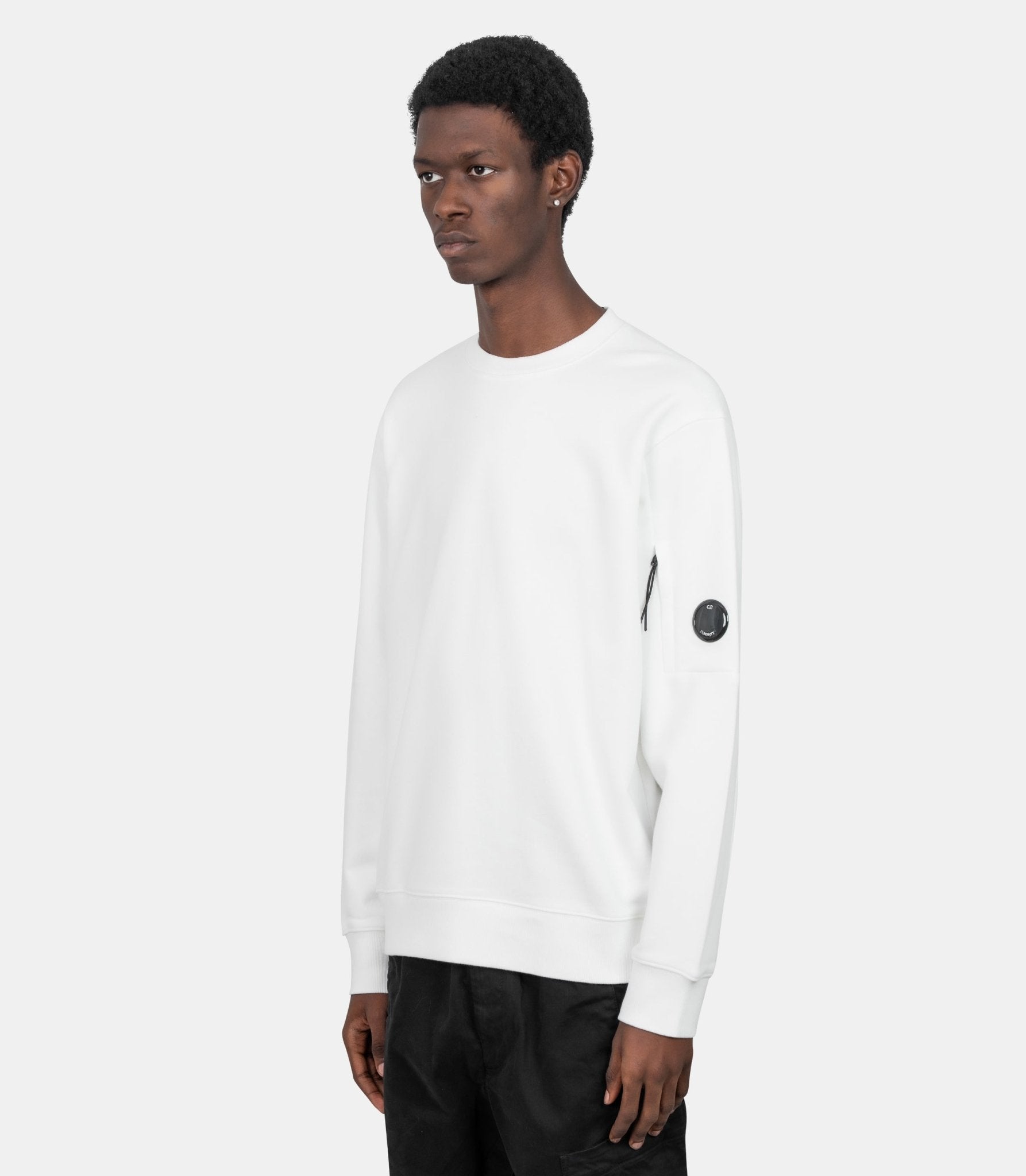 Sweatshirt à relief diagonal - RCCMSS713A - 005086W - 103 - S - C.p. company