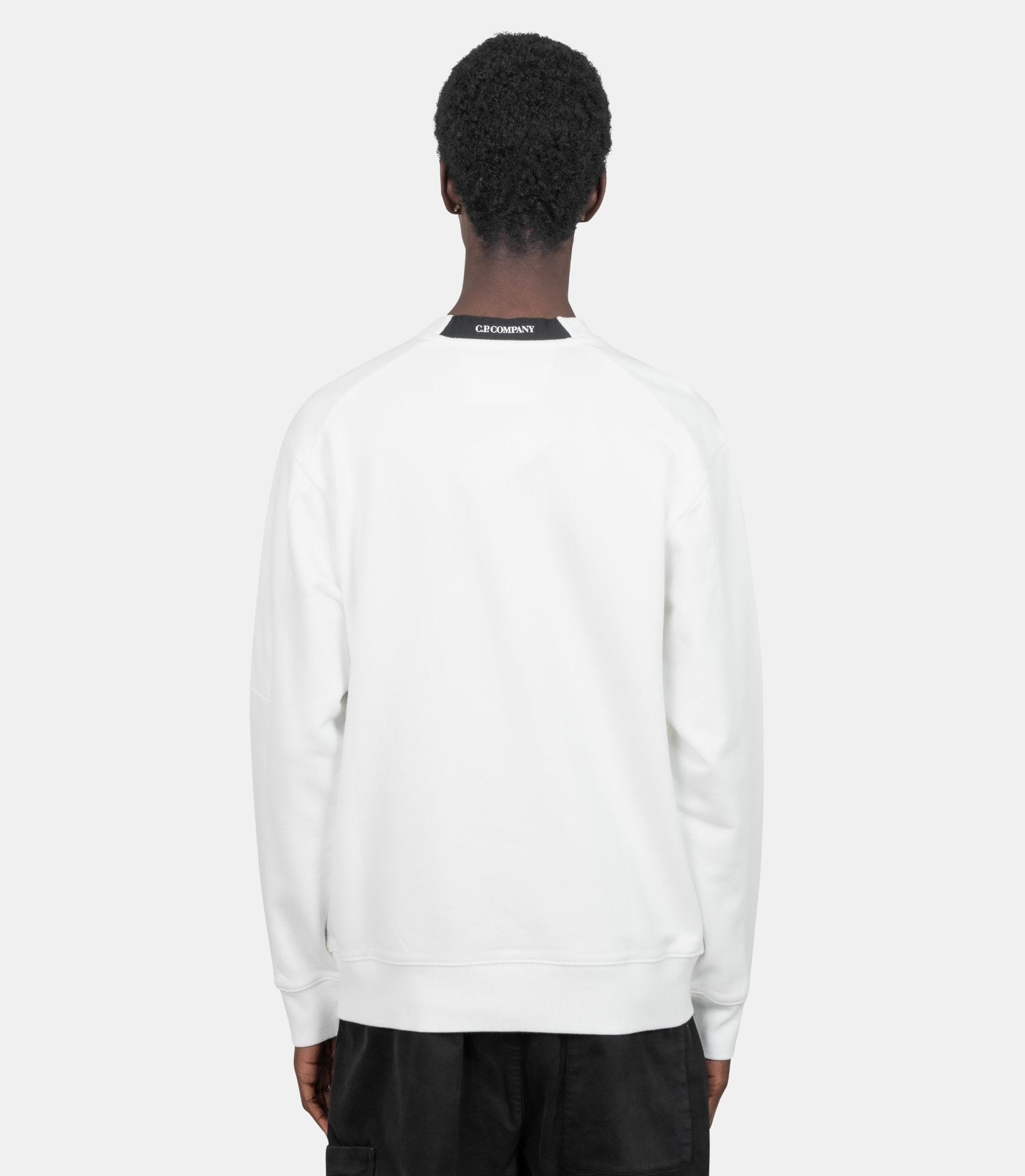 Sweatshirt à relief diagonal - RCCMSS713A - 005086W - 103 - S - C.p. company