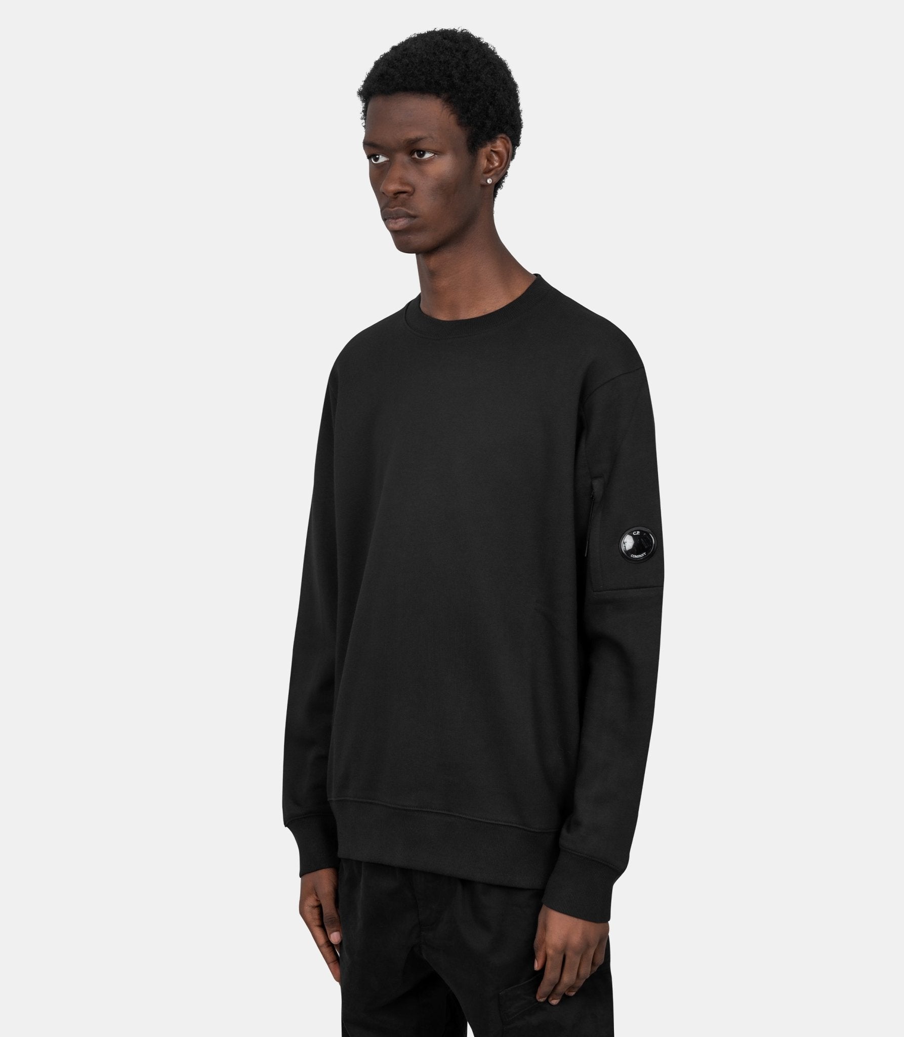 Sweatshirt à relief diagonal - RCCMSS713A - 005086W - 999 - S - C.p. company