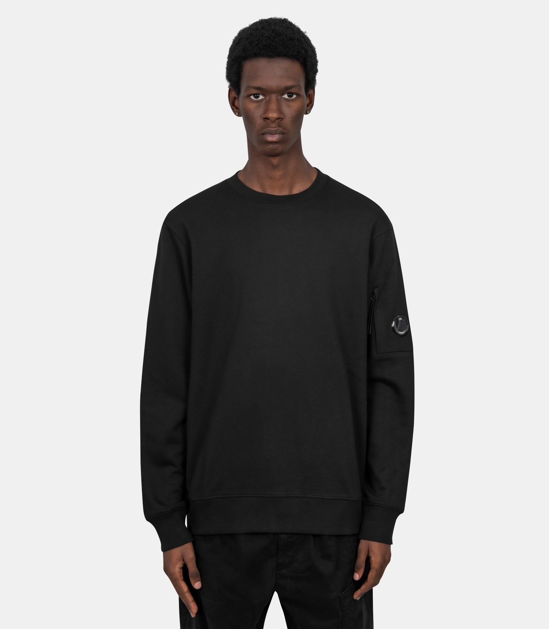 Sweatshirt à relief diagonal - RCCMSS713A - 005086W - 999 - S - C.p. company