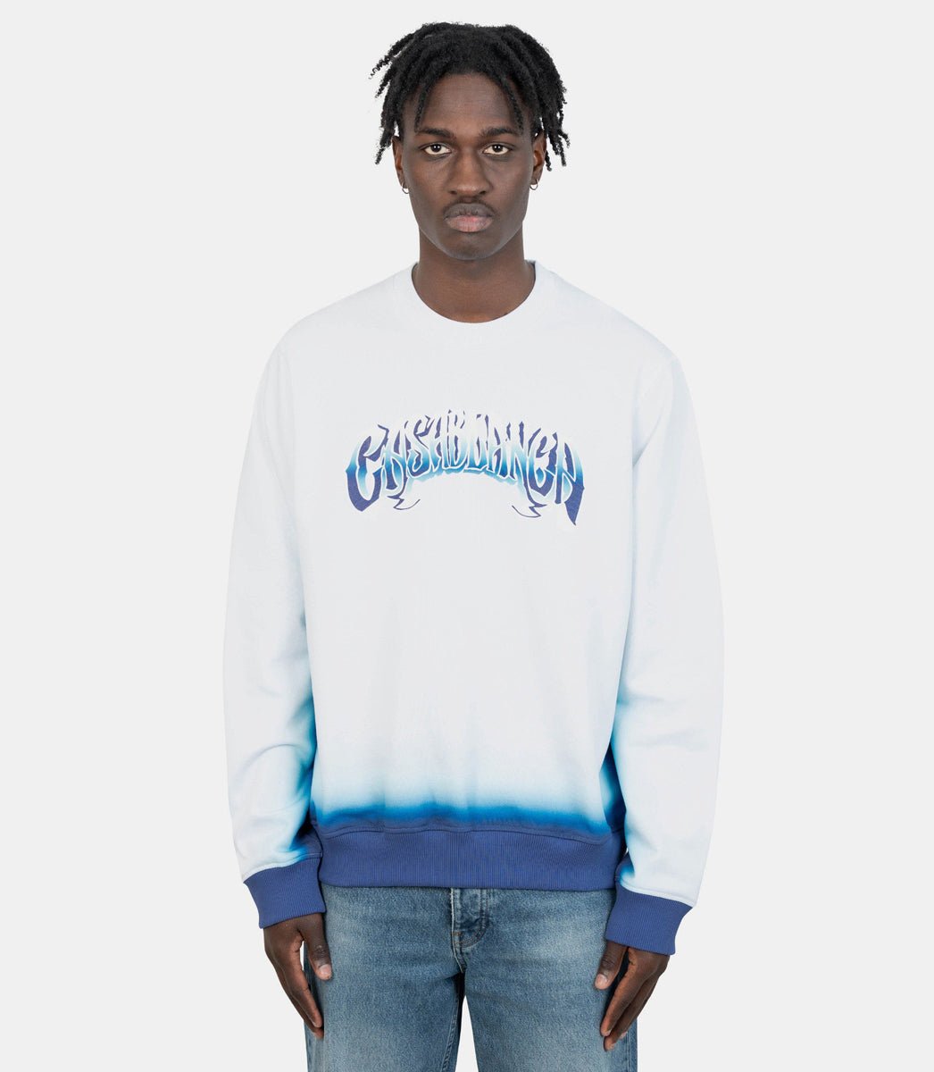 Sweatshirt blue fadeMS25 - JTP - 349 - 01 - SCasablanca