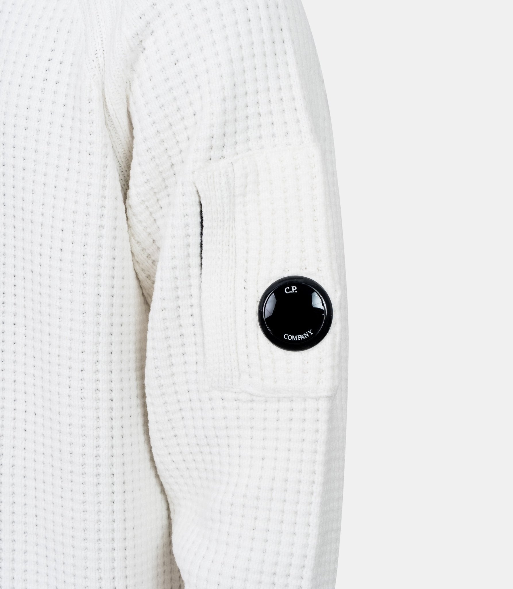 Sweatshirt chenille - 19CMKN023A - 005558G - 103 - S - C.p. company