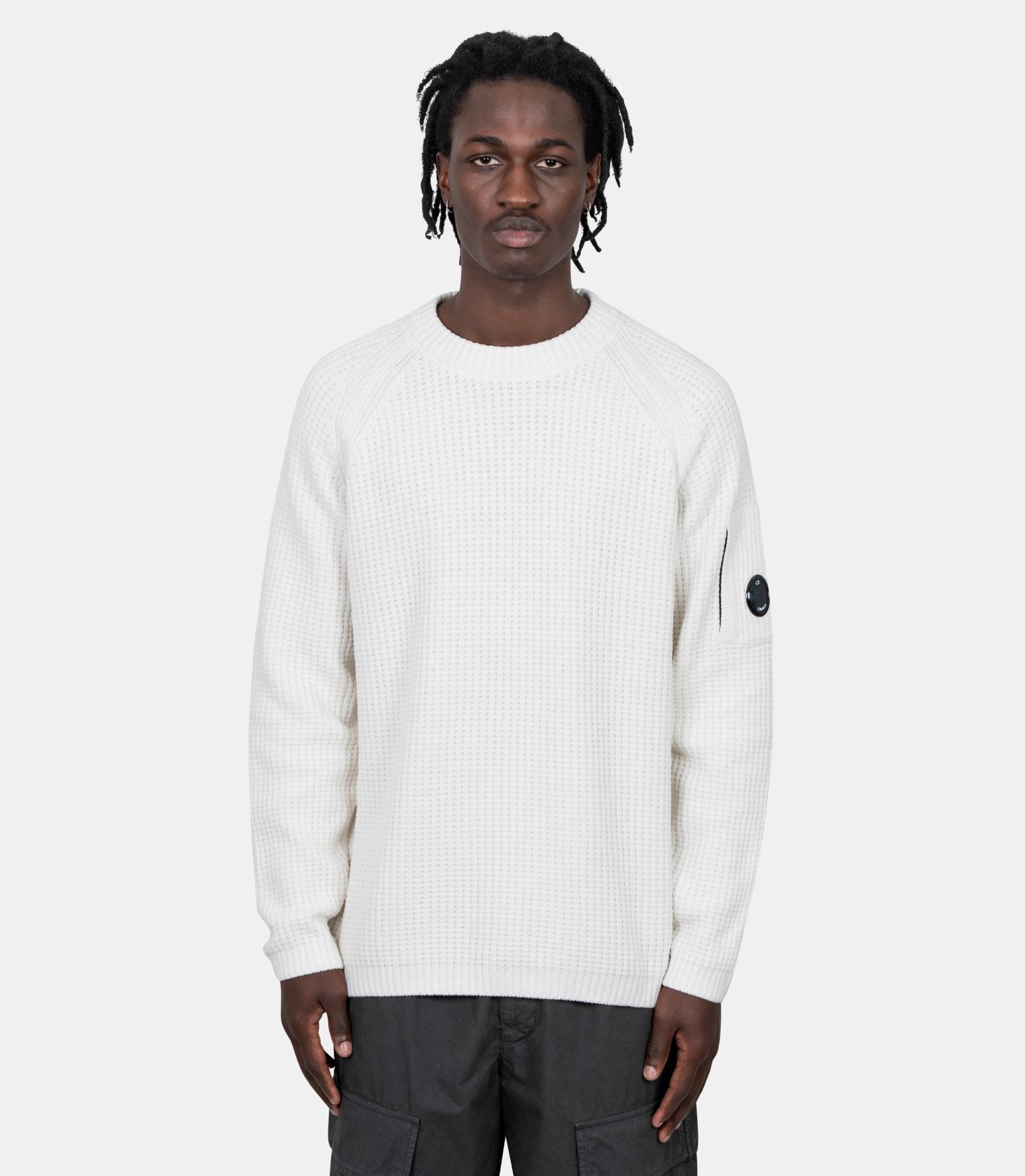 Sweatshirt chenille - 19CMKN023A - 005558G - 103 - S - C.p. company