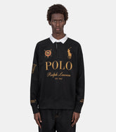 Sweatshirt col polo "big pony"-710B28609001-S-Polo ralph lauren