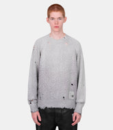 Sweatshirt delavé - J15SW702-GREY-44 - Mihara yasuhiro