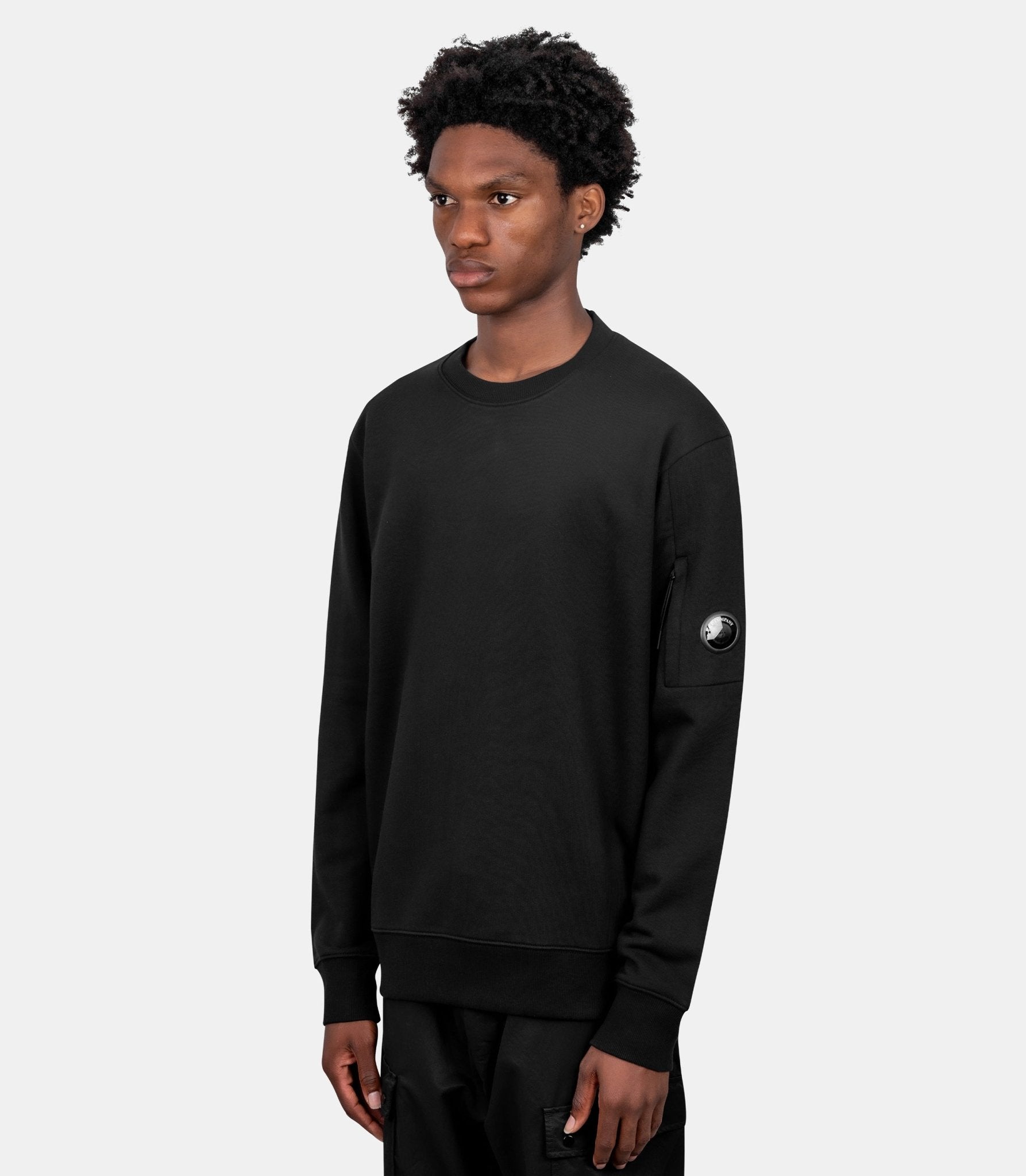 Sweatshirt diagonal raised lens-RCCMSS713A-005086W-999-S-C.p. company