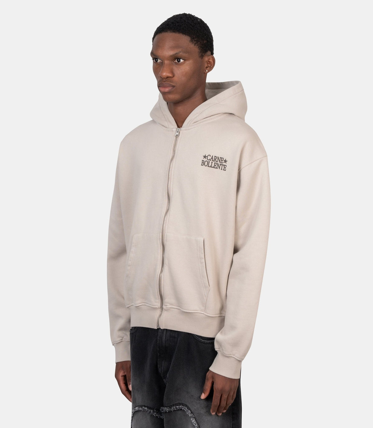 Sweatshirt dot connector-AW26ZH0201-beige-S-Carne bollente