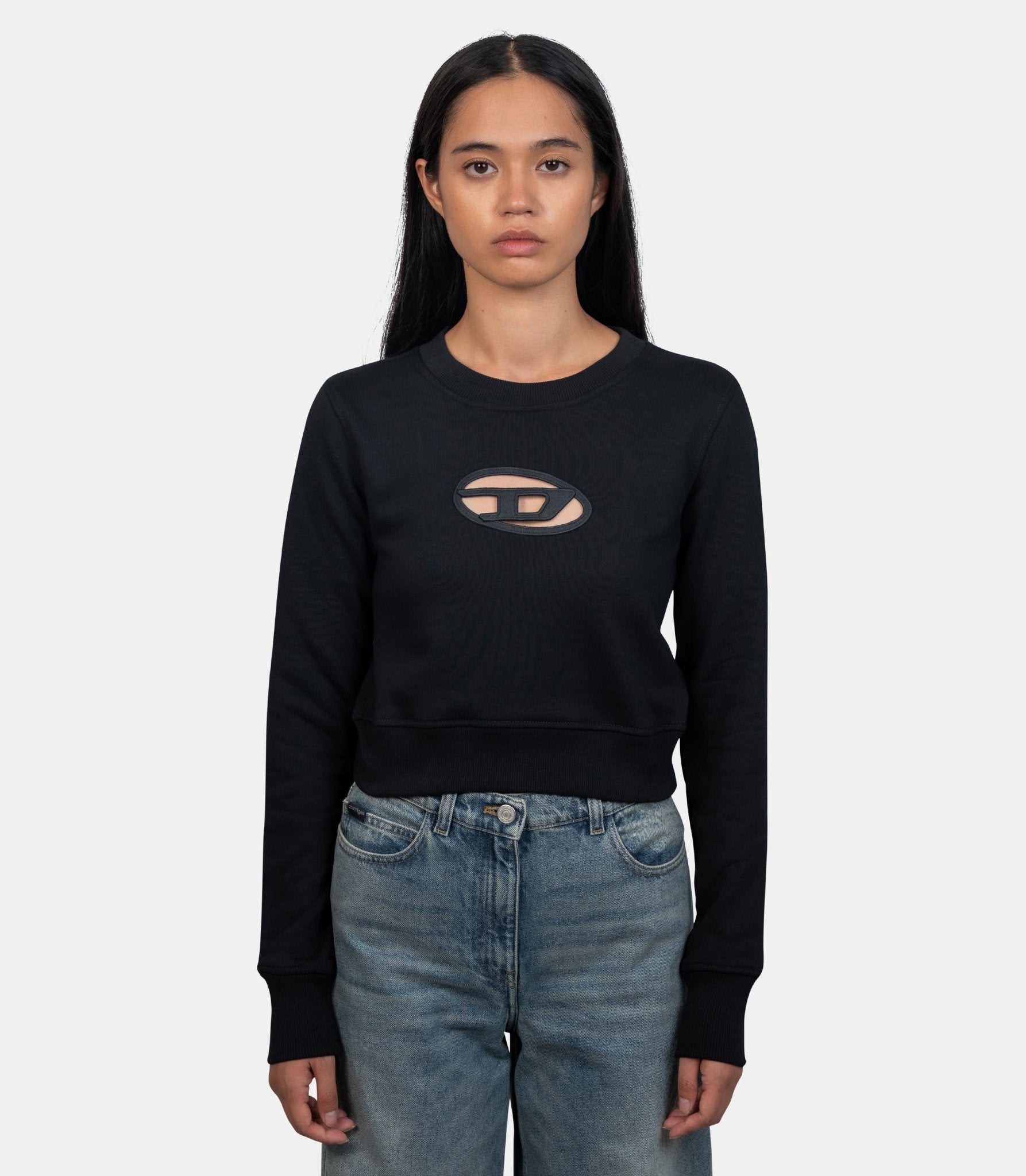 Sweatshirt f - slimmy - hood - od - A09931 - 0GRAC - 9XX - XS - Diesel