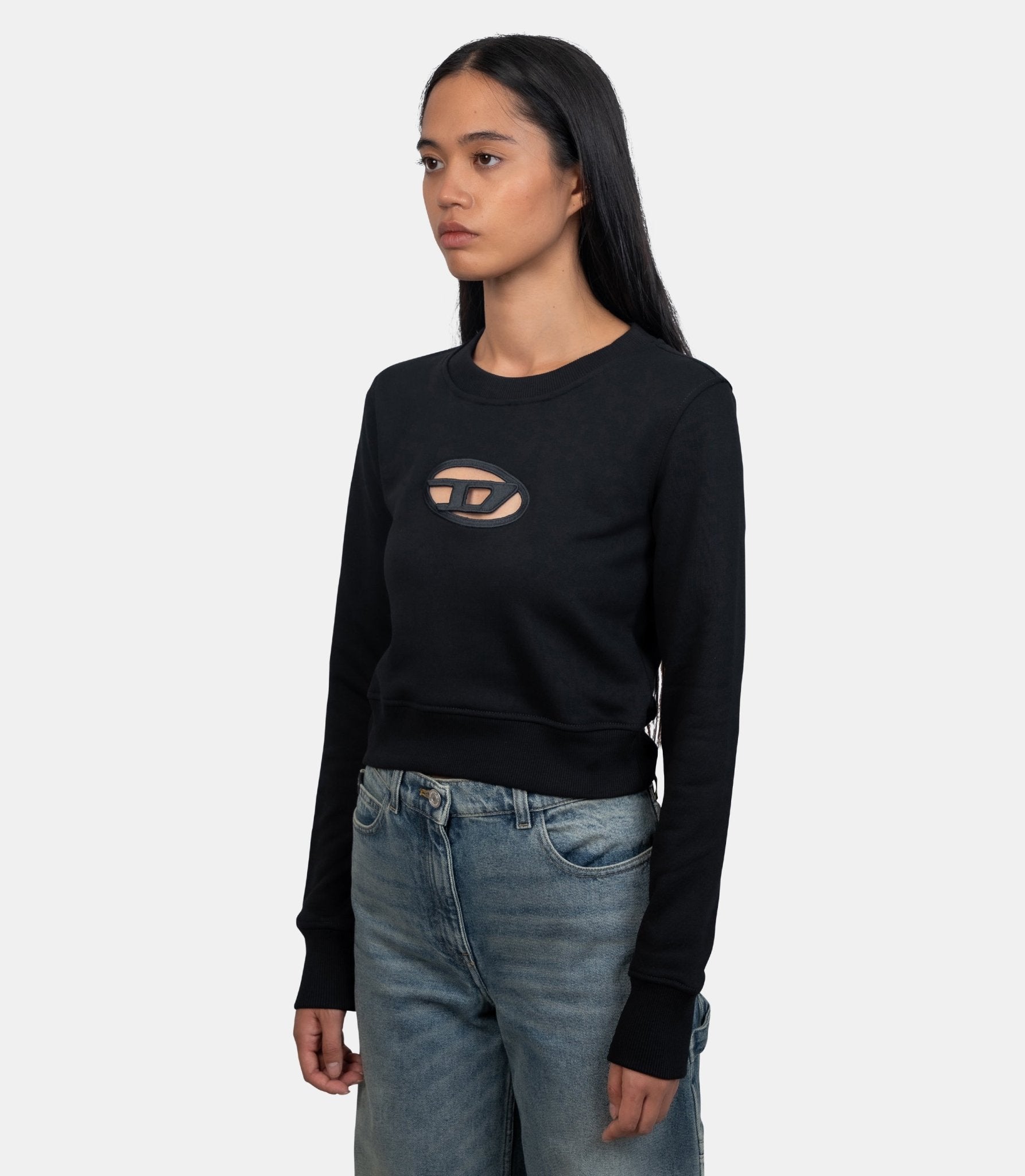Sweatshirt f - slimmy - hood - od - A09931 - 0GRAC - 9XX - XS - Diesel