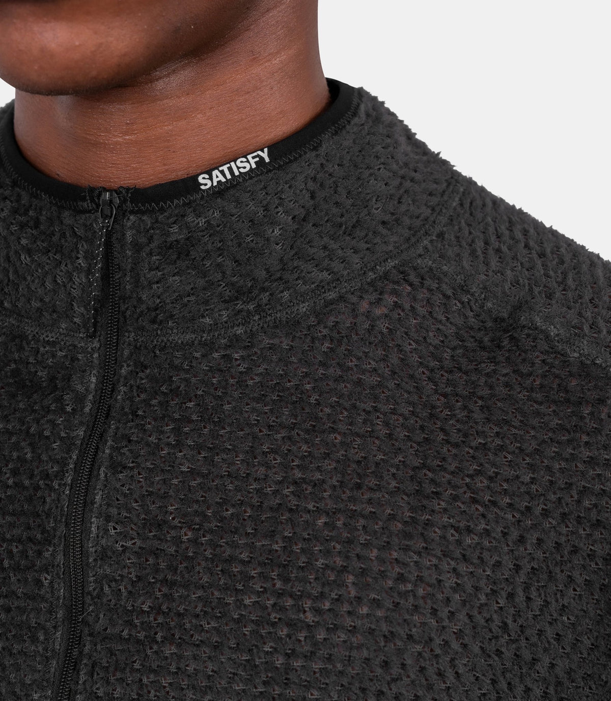 Sweatshirt half-zip fuzzfleece AD-11024-88000-S-Satisfy